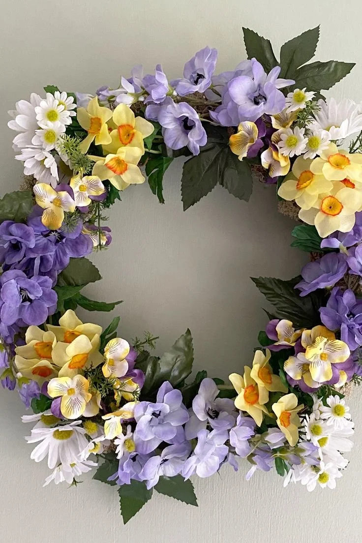 How to Make a Spring Wreath with Floral Picks.jpeg