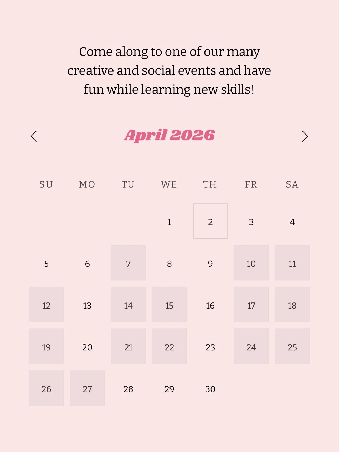 April with GCC is here! Here is our crafty line up so far: 

🌸 7 Apr &ndash; Bring Your Own Craft at @calton.view 
💎 10 Apr &ndash; Charm Jewellery 
🎀 11 Apr &ndash; Keychain Workshop 
☕ 12 Apr &ndash; Charity Shop &amp; Coffee (FREE) 
📚 14 Apr &