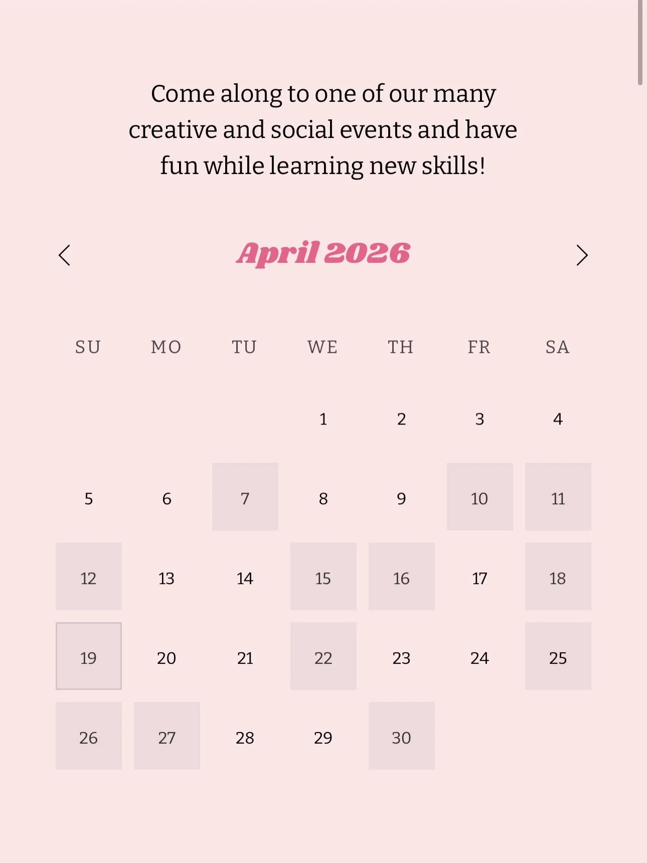 The end of April is looking CUTE! Join us for an event to create or socialise or learn something new this month 💕link in bio to book ✨#gcc #girlscraftclub #girlscraftclubedinburgh