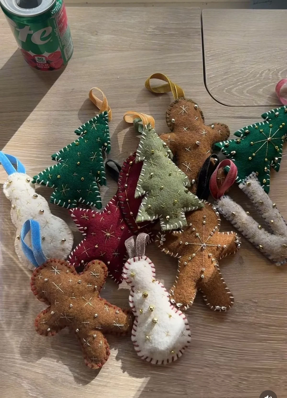 FESTIVE FELT ORNAMENTS