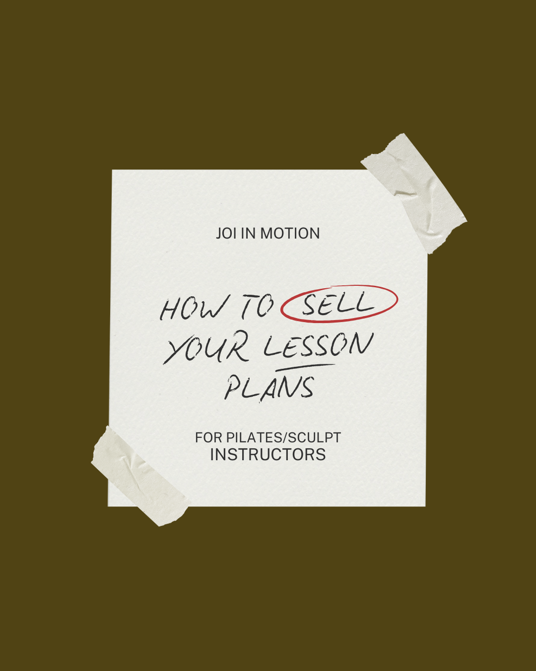 How to Sell Your Lesson Plans