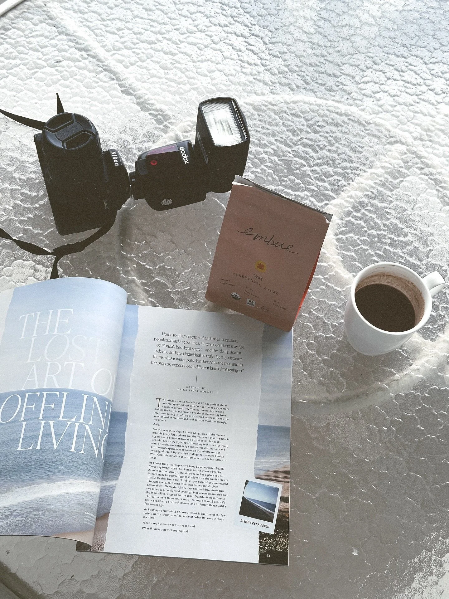 Ever since sipping @embuecacao from a store by me, @wildgingerapothecary near Siesta Key, we&rsquo;ve been sharing it with friends, family, and neighbors &mdash; some trying cacao for the very first time. Sourced from Peru with roots in Vermont, this
