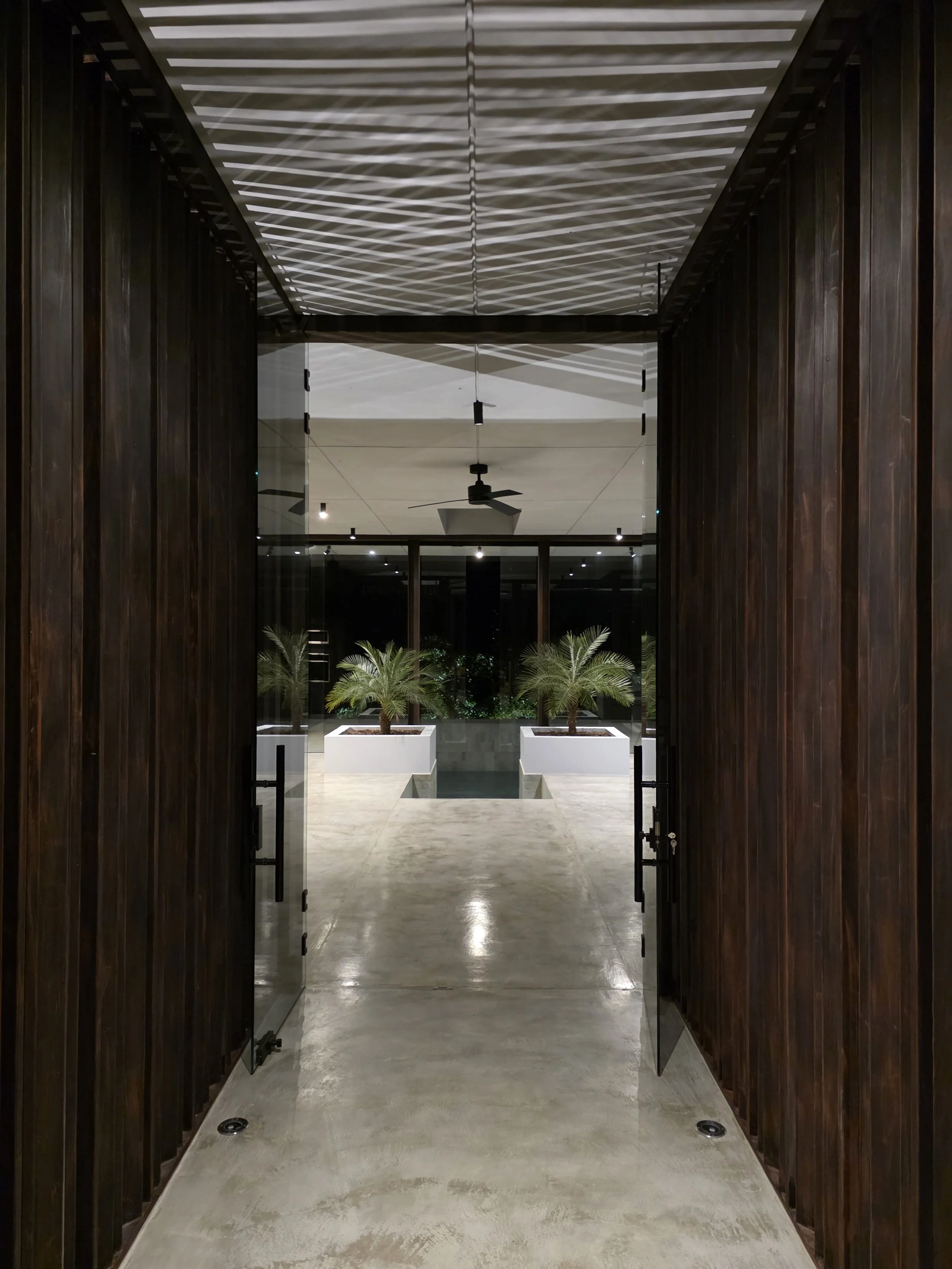 Entrance to the house