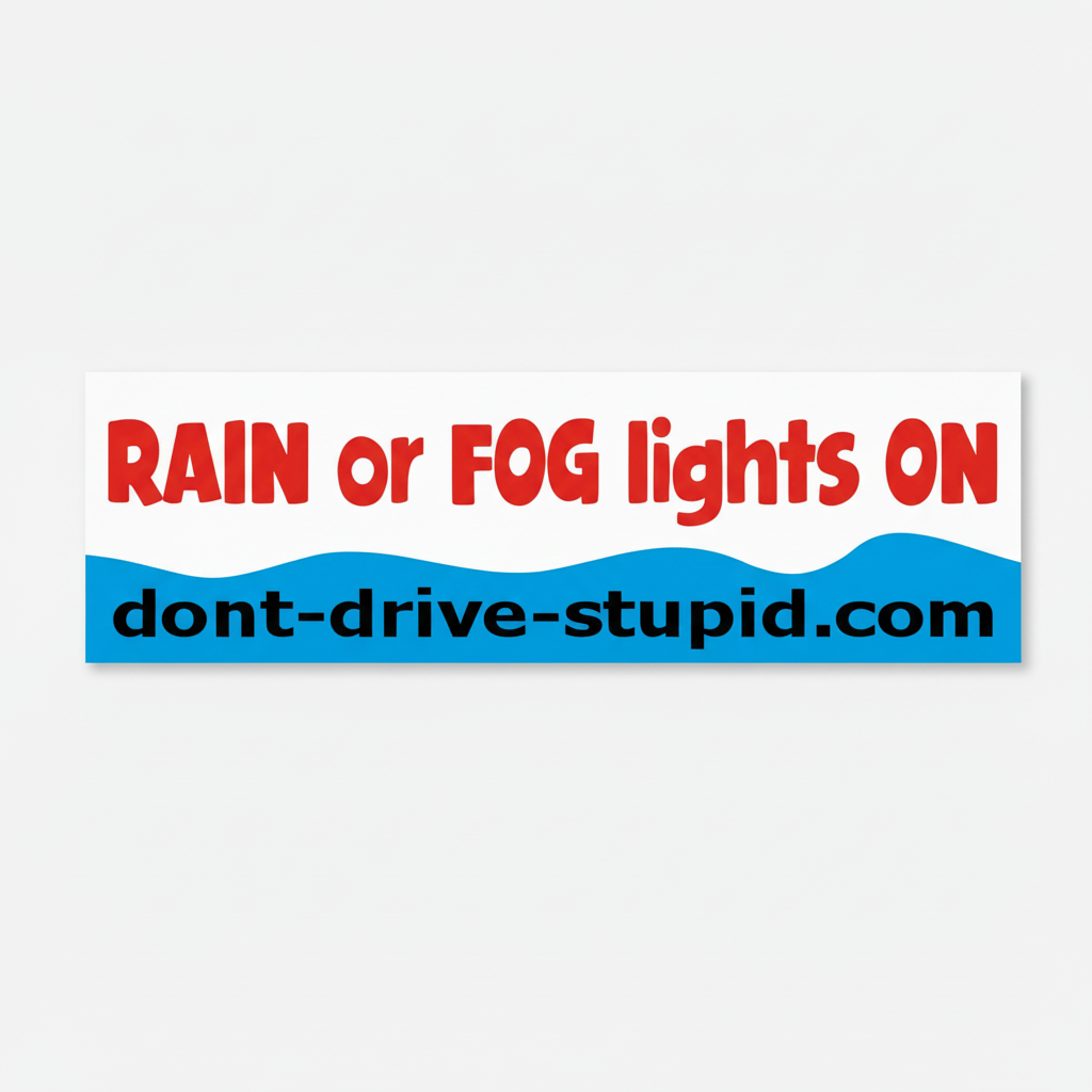 Rain or Fog, Lights On