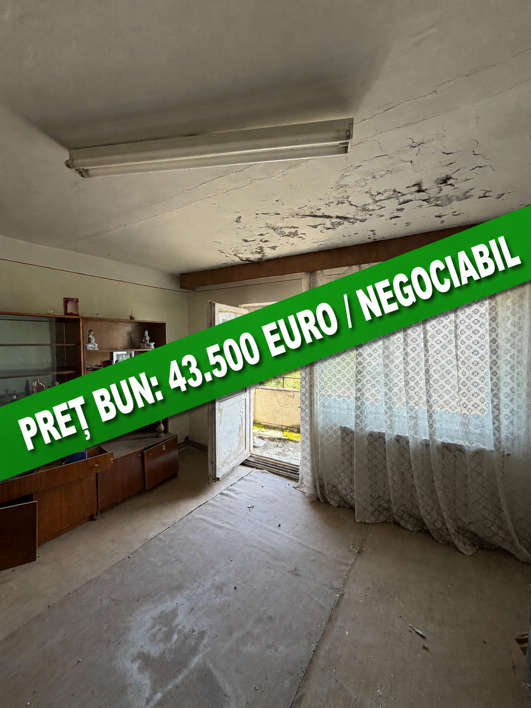 Apartament 3 camere - 43500 euro/negociabil