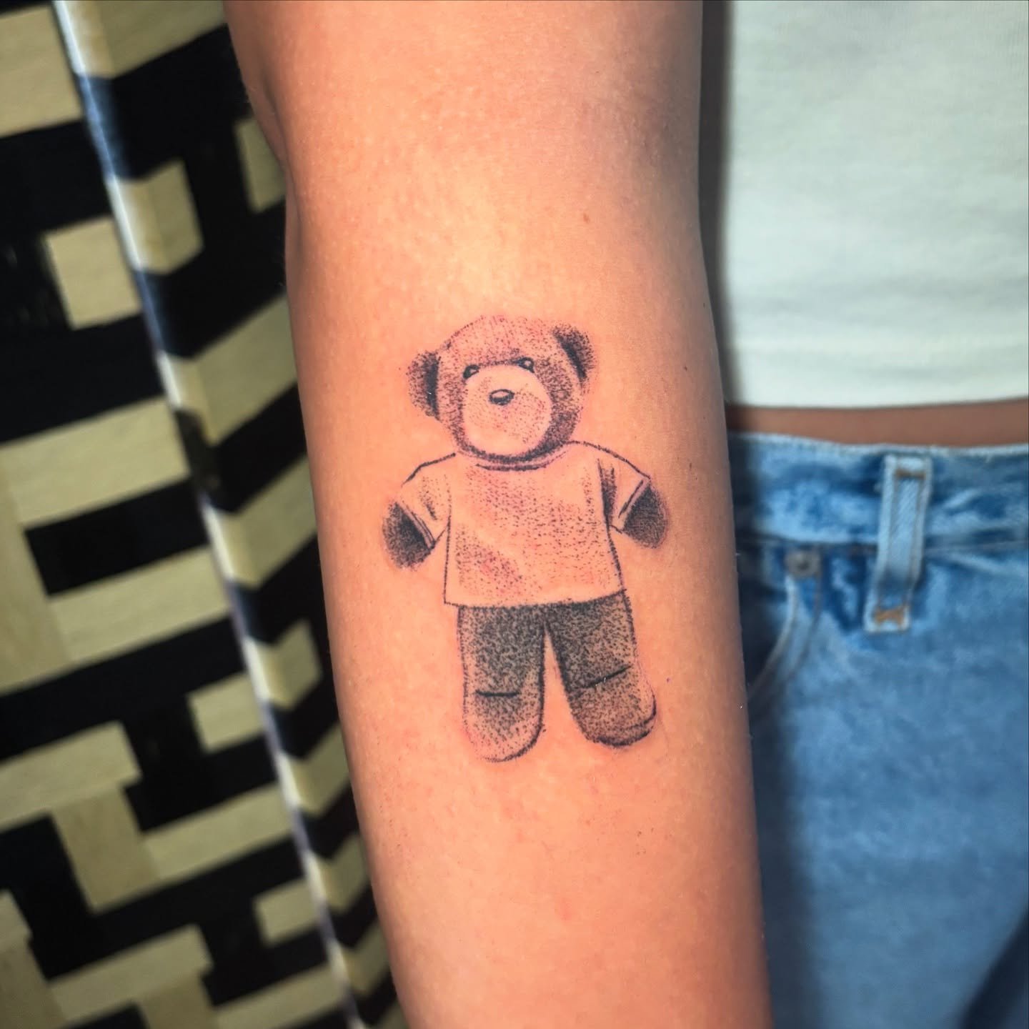 Super fun, super cute. Thanks for the trust Lily!
Fun fact, I had a childhood bear, his name was Mr. Bear (real original, Daniel). He was a good dude. My grandma recently gave him back to me and she put him in a 3 piece suit she got from build a bea