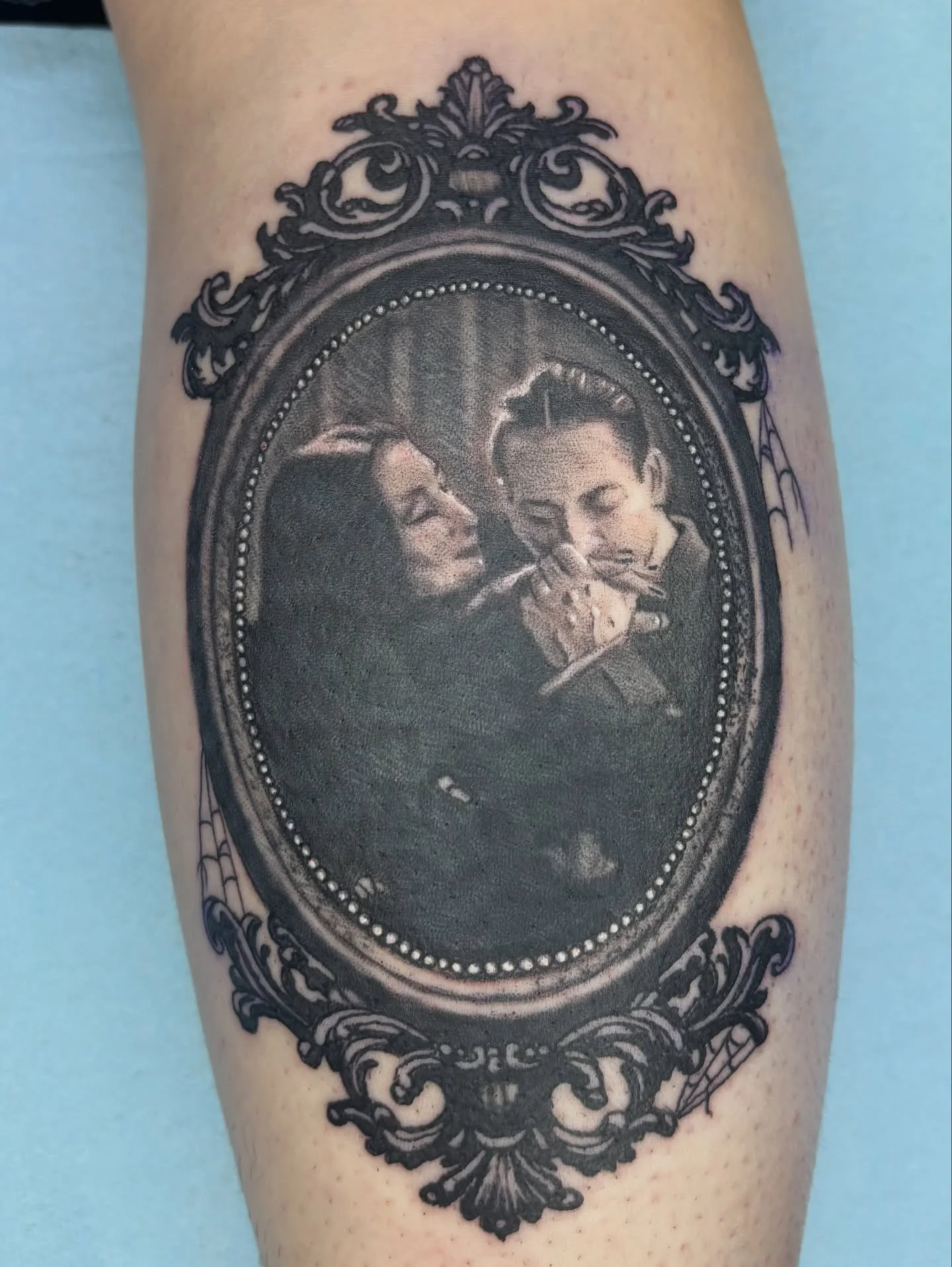 True love
Morticia and Gomez for Taylor! Thanks always for the trust. Had a ton of fun making this.
.
More portraits! Any pop culture ones would be sweet but always open to your ideas. 
.
Booking January and February at @electricgoldtattooco 

Thanks