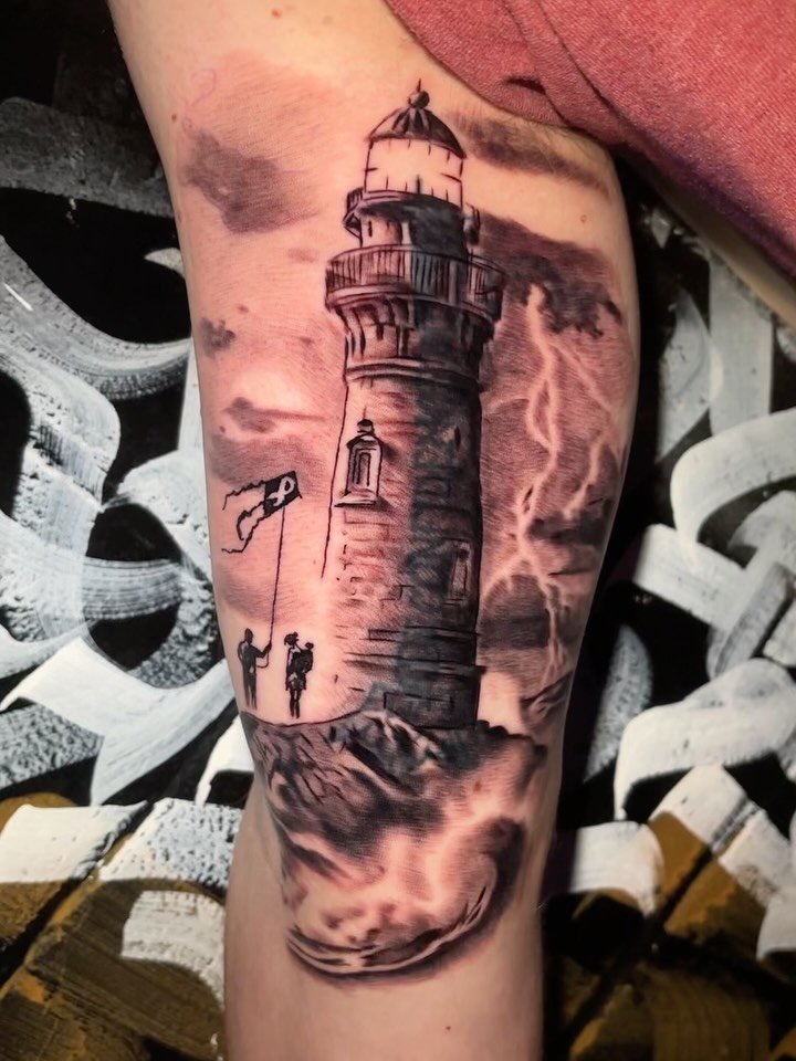 Weathering the storm.
.
Thanks so much with the trust on this super special cover up, Joe! I had a lot of fun making this and super happy with how it turned out. 
.
I don&rsquo;t take on every cover up, but sometimes the stars align. Always happy to 