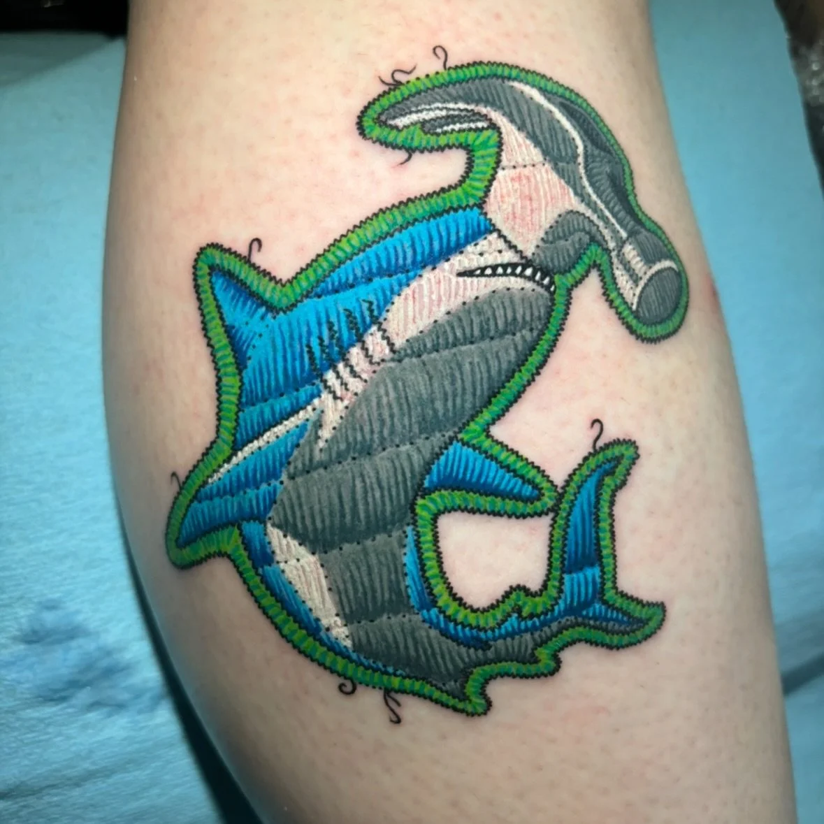 Patches O&rsquo; Houlihan
.
Always open to patches of all kinds.
Booking now through March @electricgoldtattooco 
.
Thanks for looking 🤙