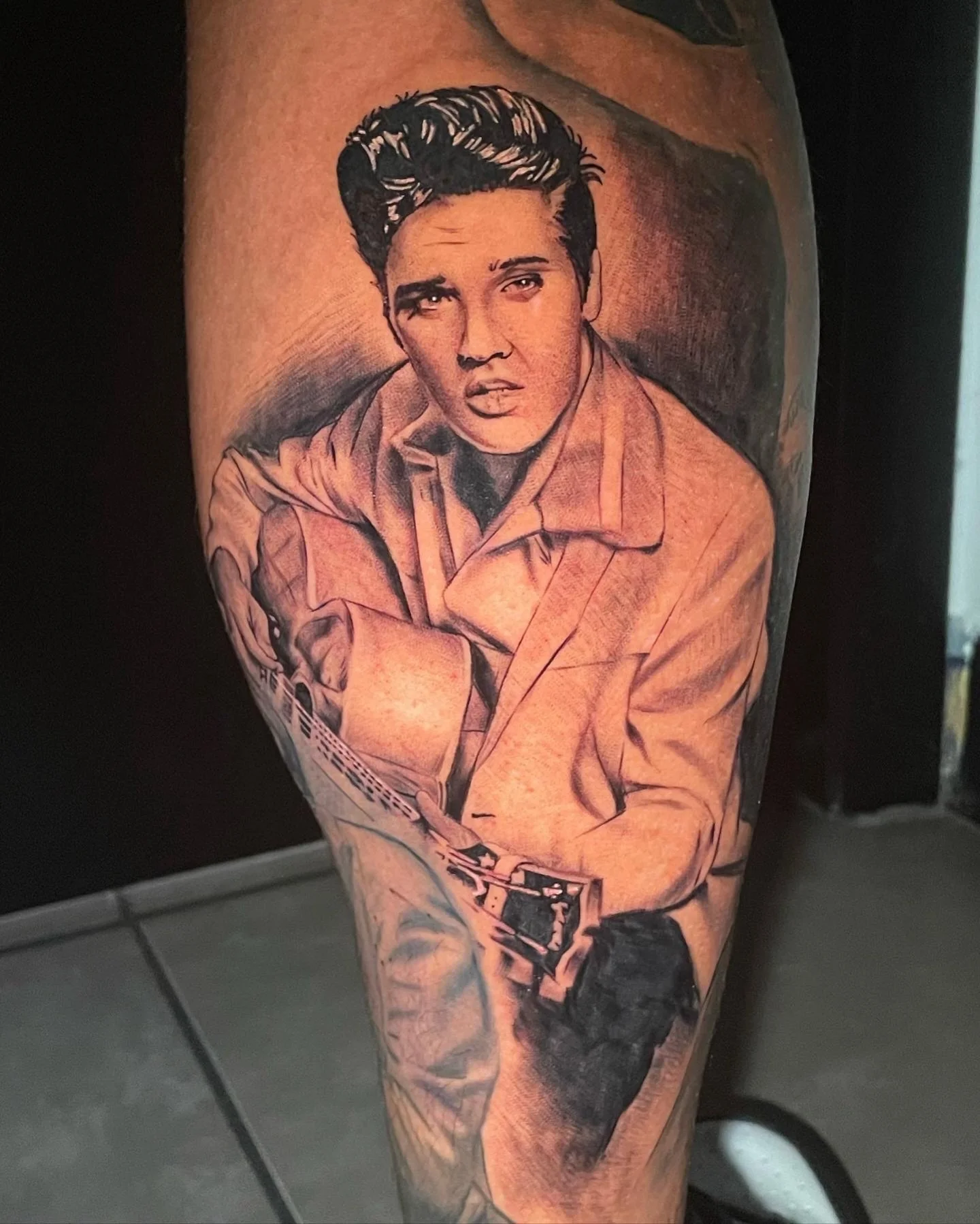 Portraits through the years. It&rsquo;s not just pet portraits around here, I love tattooing people, faces, statues, all of em! Thanks to everyone who trusts me with their work. I love you all.
.
Bonus points to anyone who guesses which of these was 