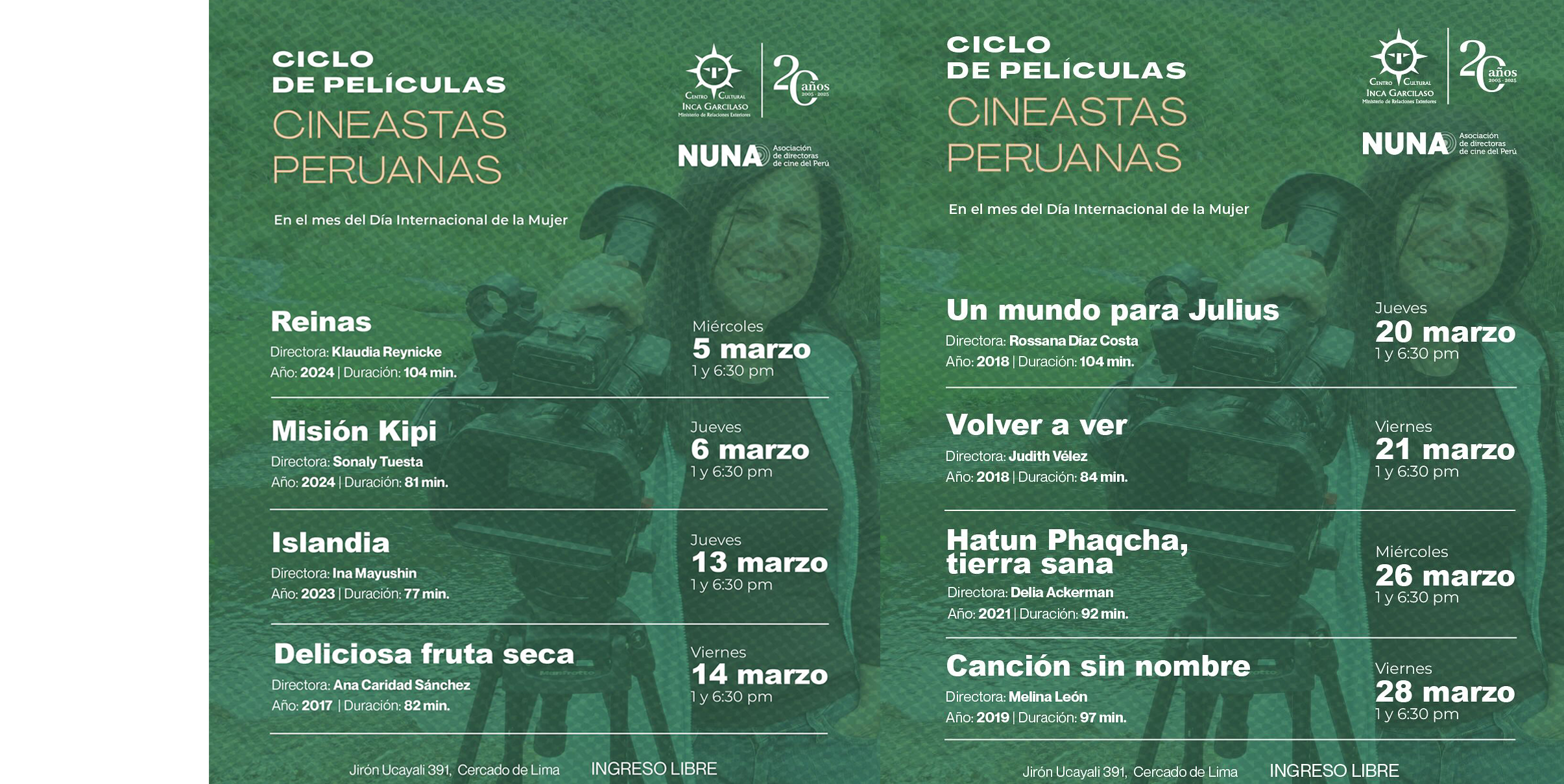 CINEASTAS PERUANAS