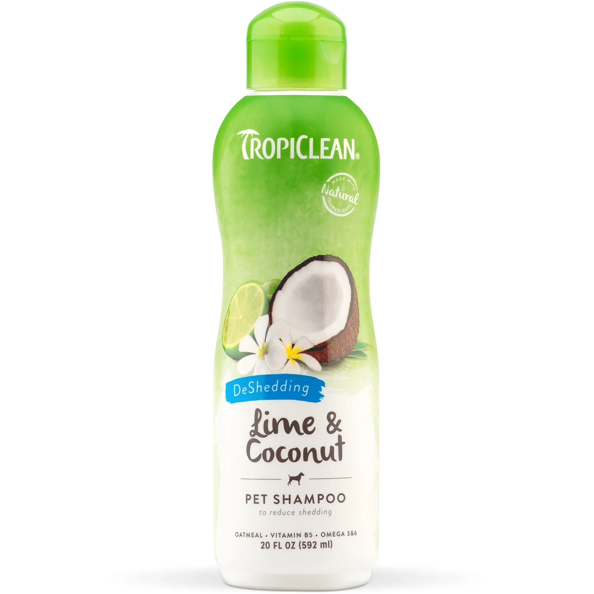 TropiClean Lime  Coconut Shed Control Shampoo for Pets - 1ea/20 fl oz