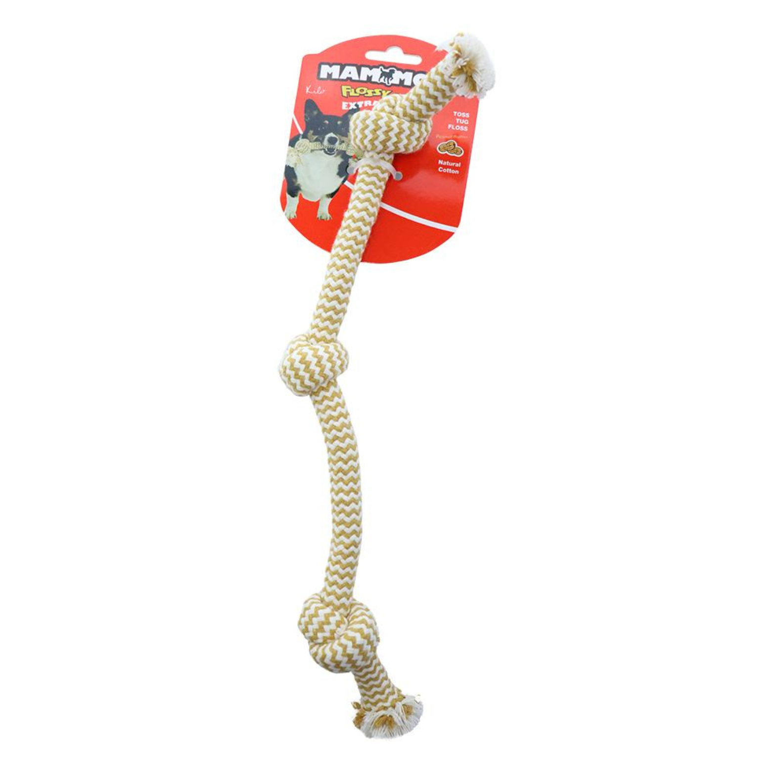 MammothExtraPeanutButter3KnotTugDogToy.png