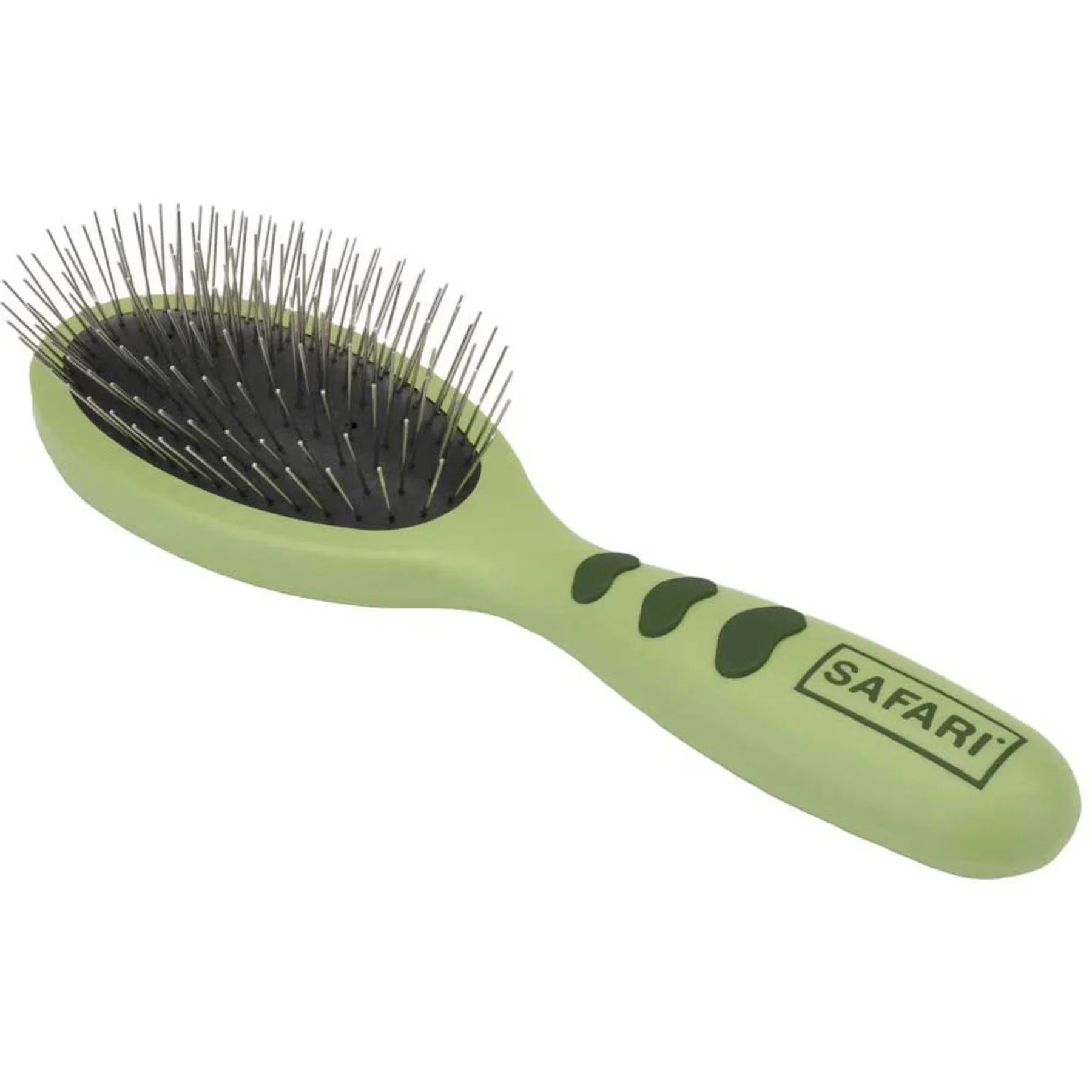 Safari Wire Pin Brush - Green, 1ea/SM