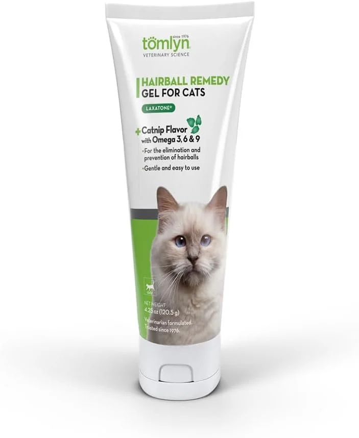 Tomlyn Laxatone Cat Hairball Remedy Catnip Flavor - 1ea/4.25 oz