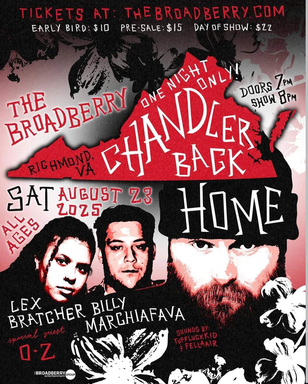 The Broadberry presents Chandler Back Home with special guest O-Z.
