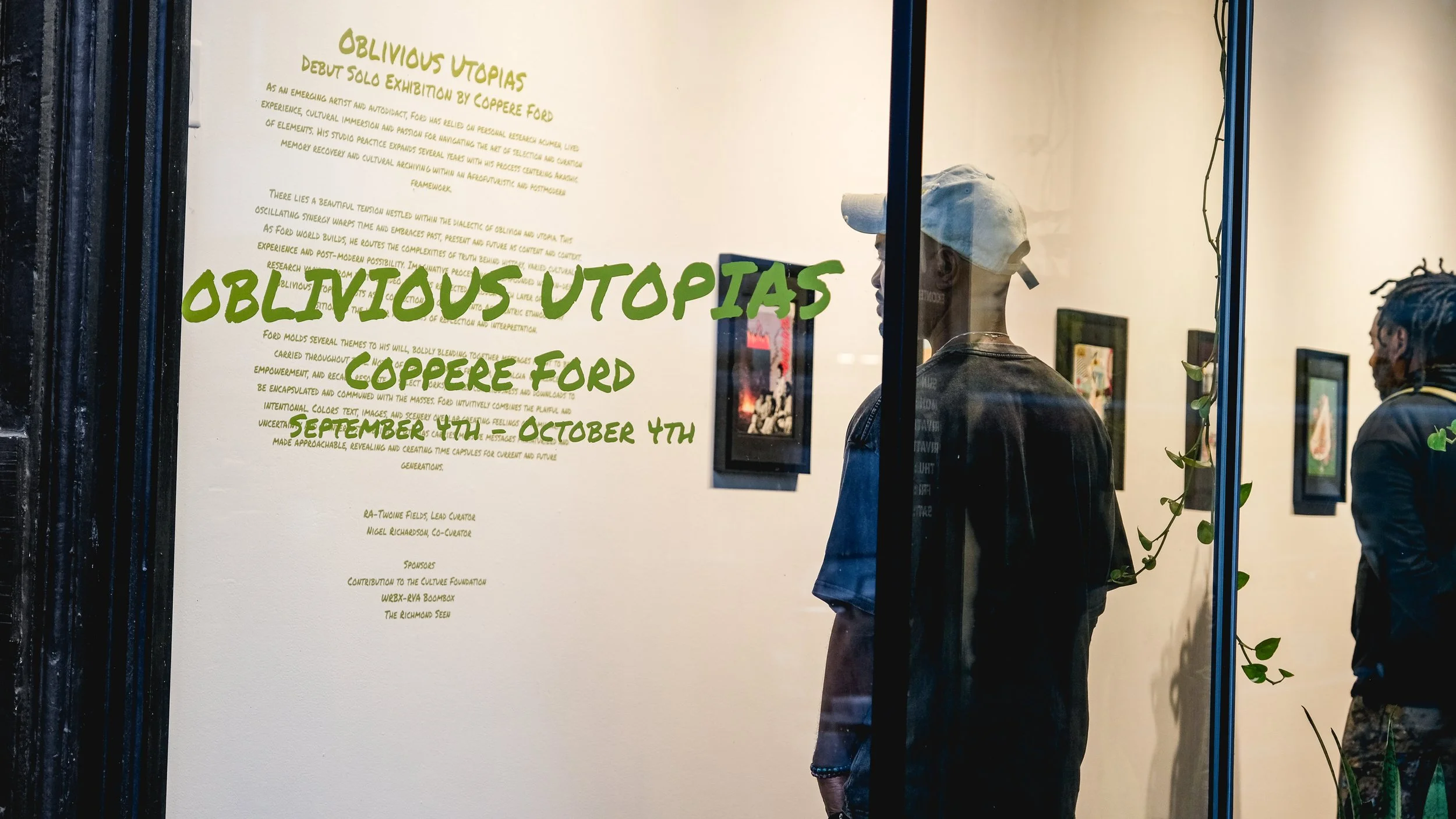 Coppere Ford, AKA Ohbliv, Opens Debut Exhibition at Southside Contemporary Art Gallery
