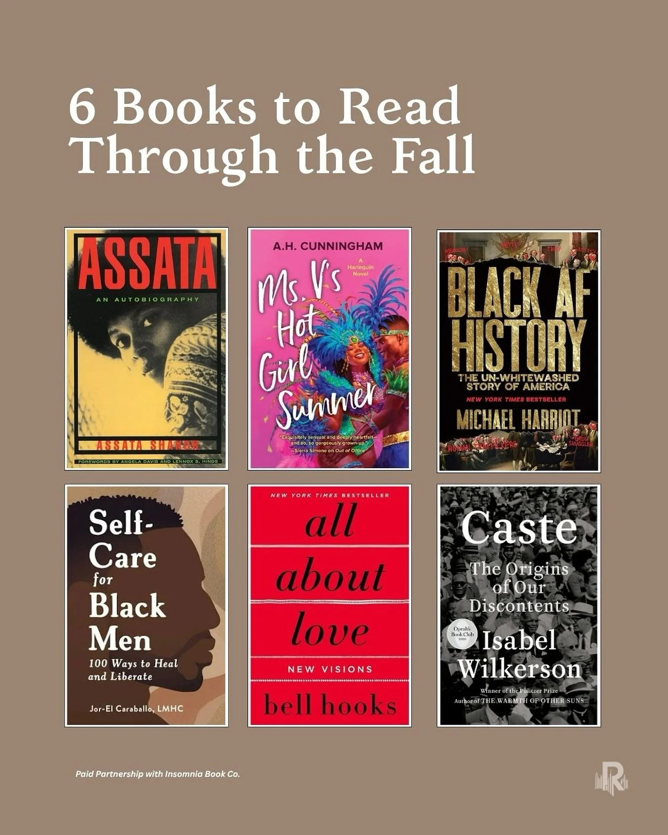 All of the following books are listed as best sellers according to the Black Bookstore Coalition and can be purchased online at insomniabookcompany.com. 

Readers get a 5% discount on their entire order when using the code: RVASeen at checkout.

Whic