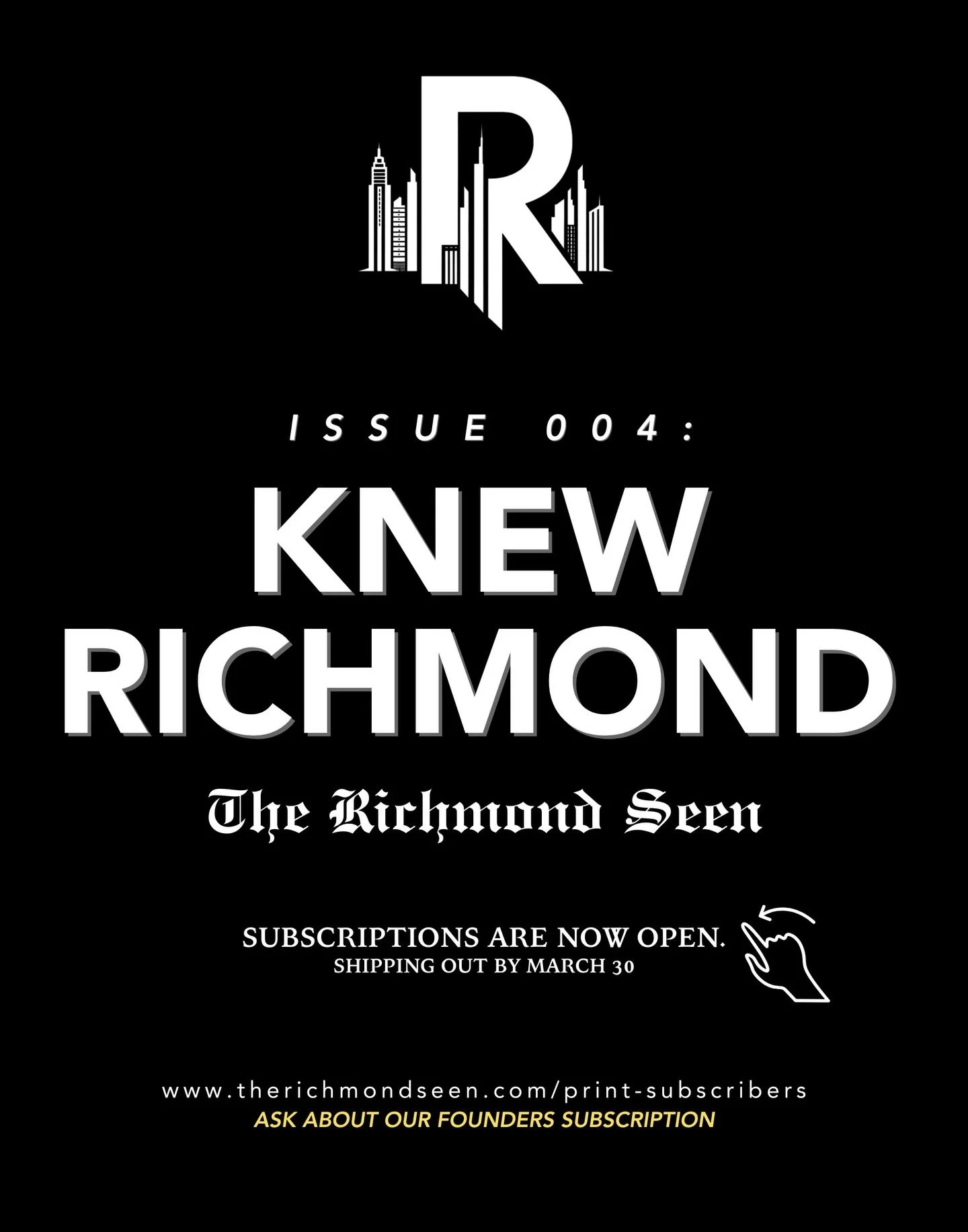 Subscriptions Are Now Open&hellip; 

Yesterday marked one year since we released our first issue, and it also stood as a historic day within Black media and publications. Black Press Day commemorates when Freedom&rsquo;s Journal, the first Black news