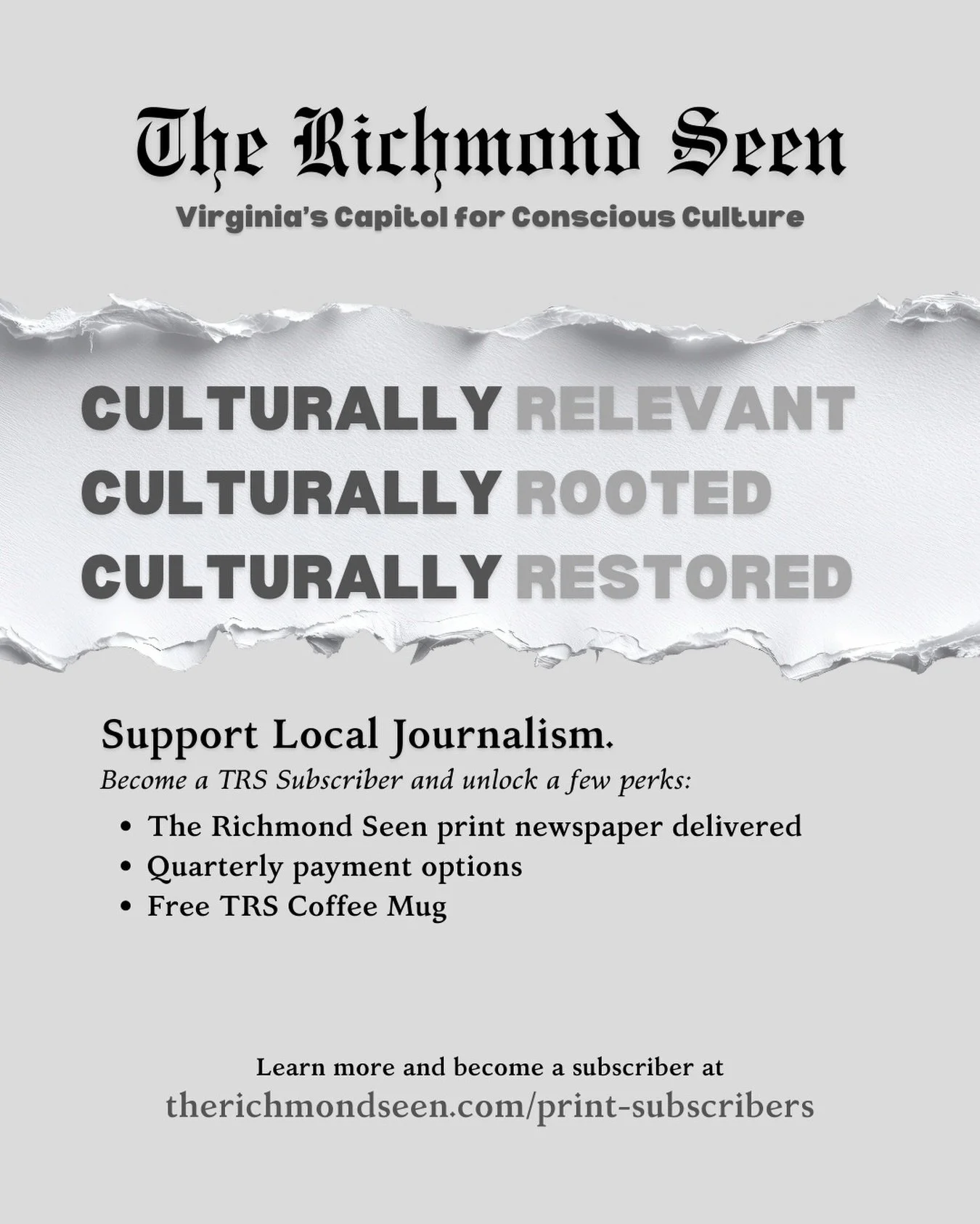 Ever feel like there&rsquo;s a story from your community that deserves to be seen? Our goal is to focus on amplifying small businesses, artists, creatives, and the curators that keep the culture thriving, excellent and fed. 

Find out how you can sup