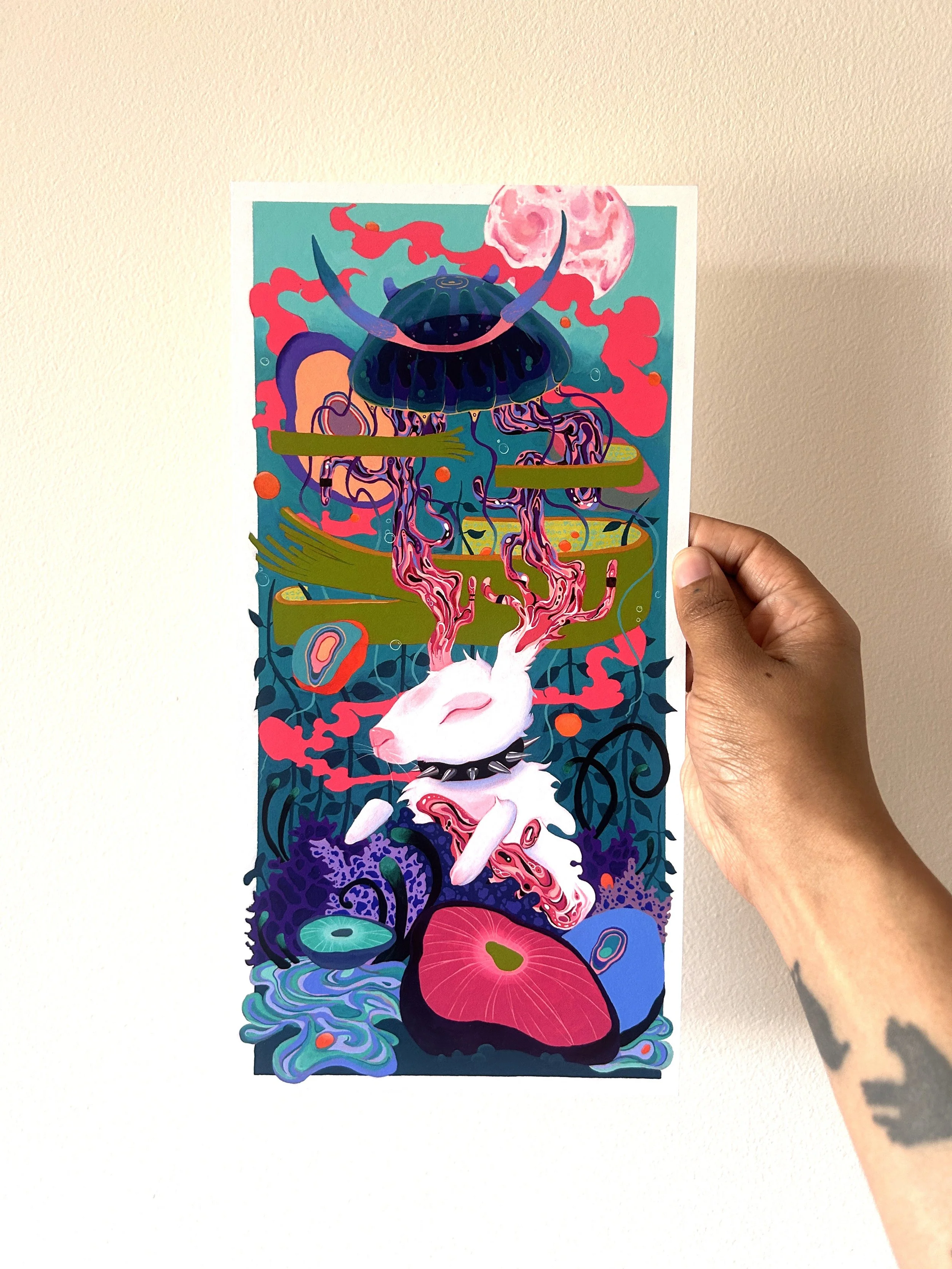 Convergence of the Gentle and the Wild (mini print)