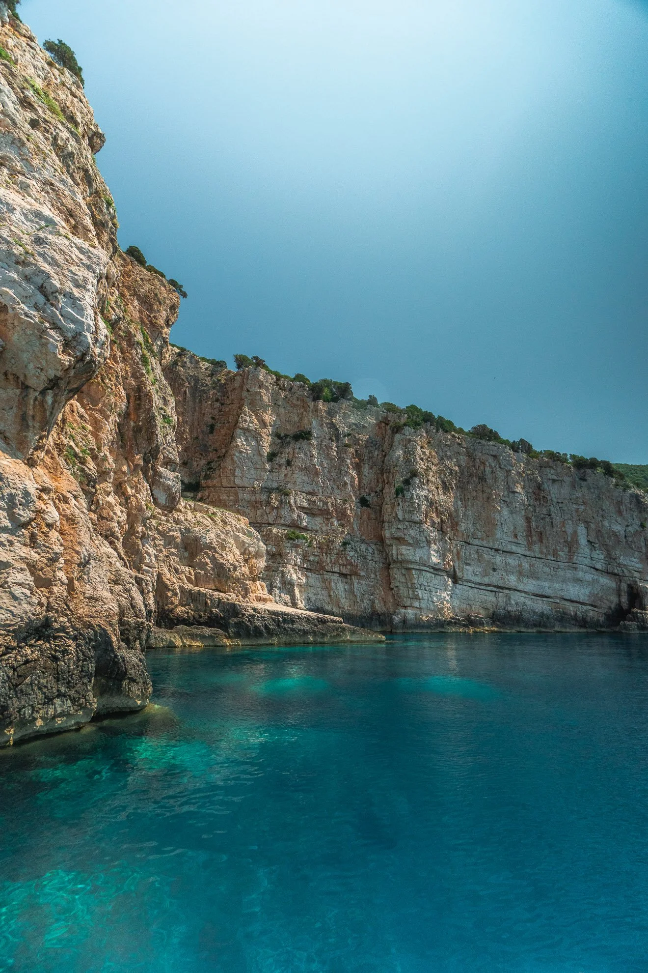 Cliffs of Sazan Island