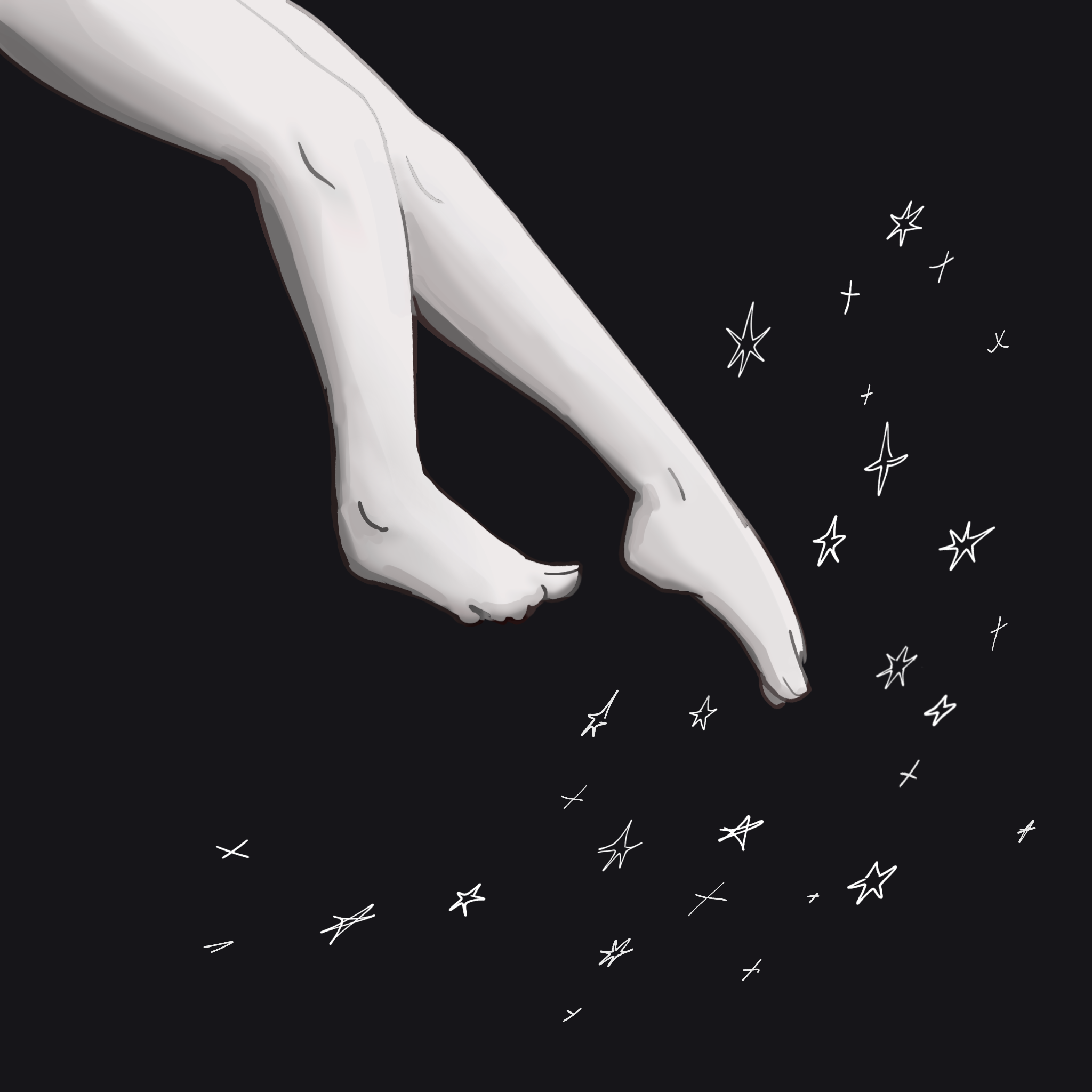 "Taking a Dip," a graphic by art editor Priscilla Wu.