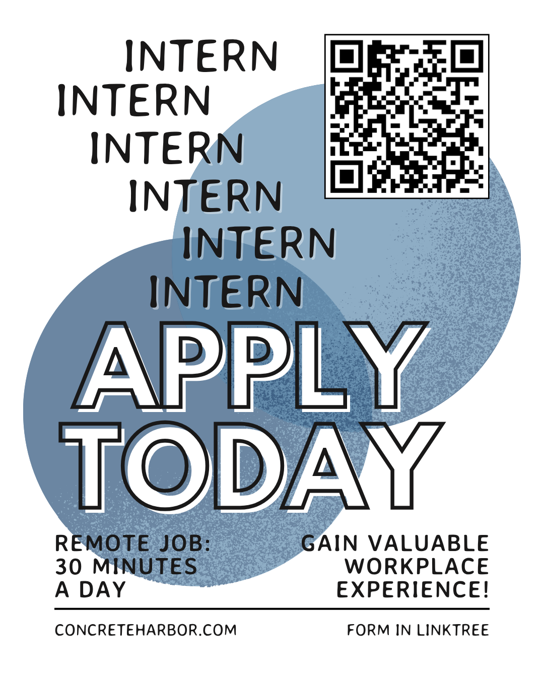 internship Application Poster