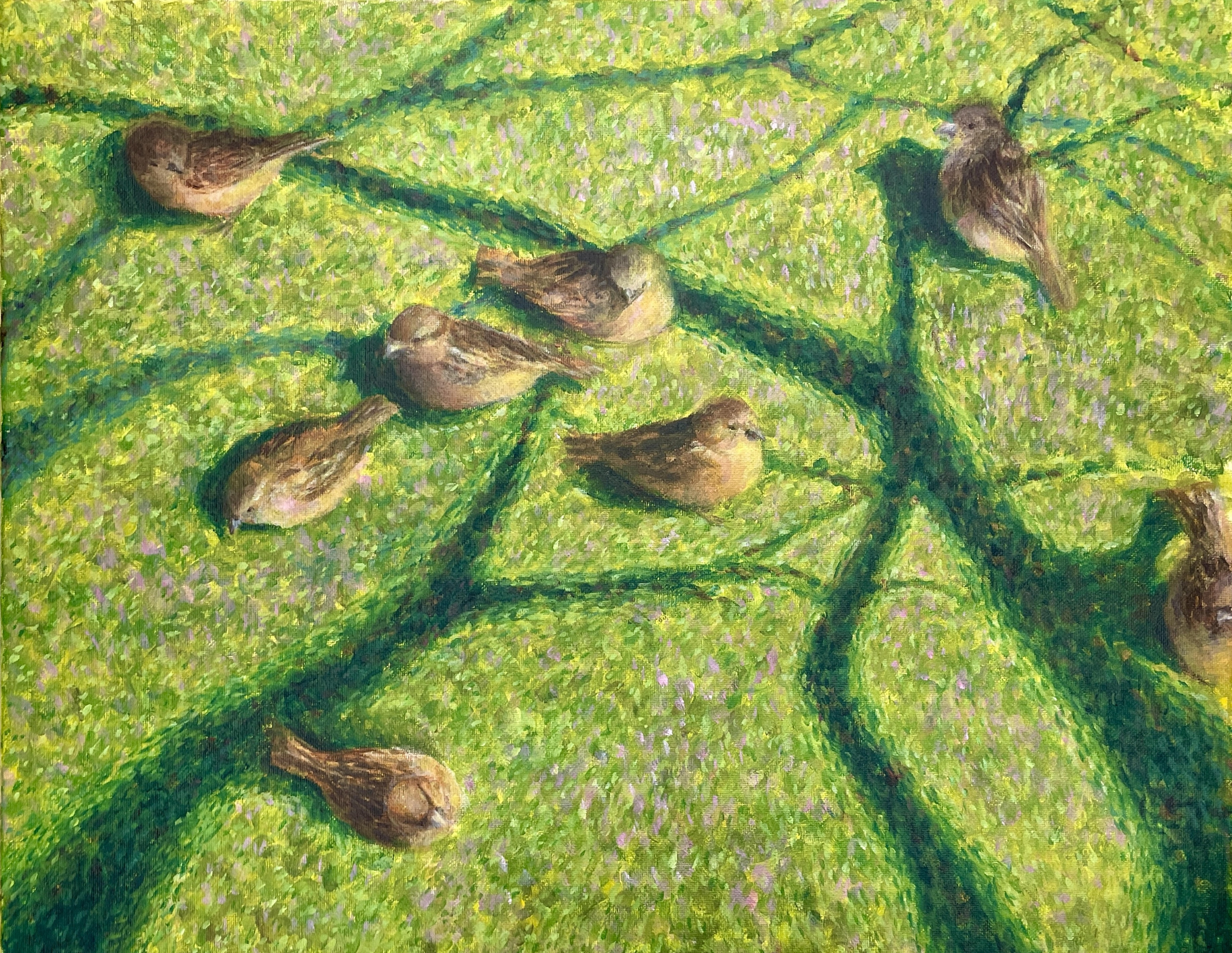 Fang Yi Wu's "Sparrows From Central Park."