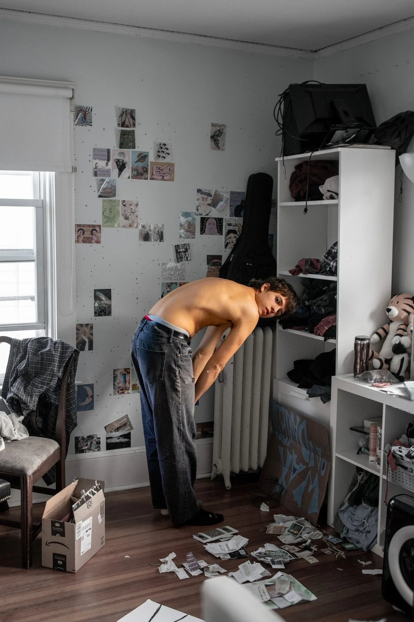 Yaakov Ellis' "Messy Room, Memories on the Ground."
