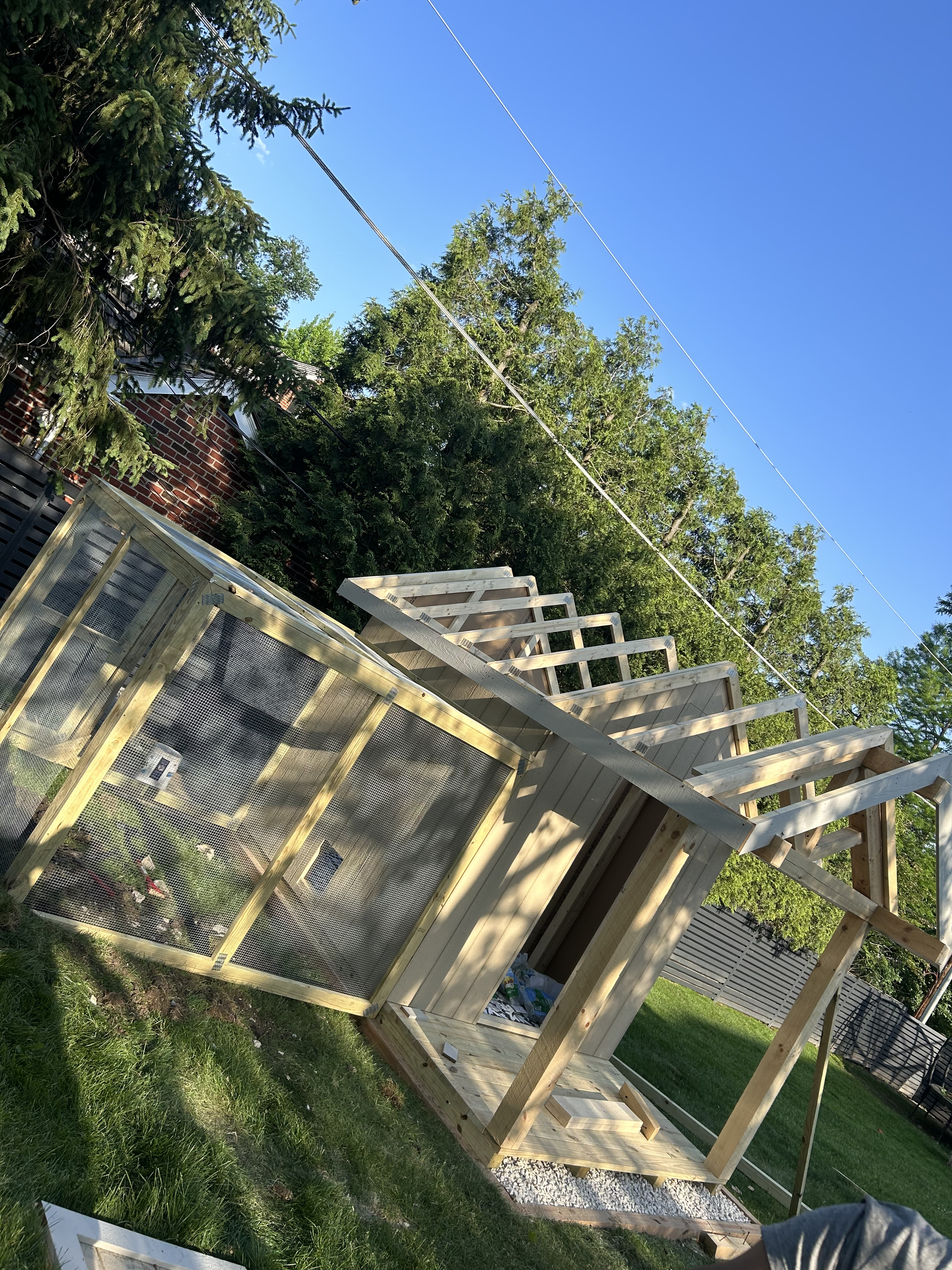 Custom chicken coop built in Lake County.