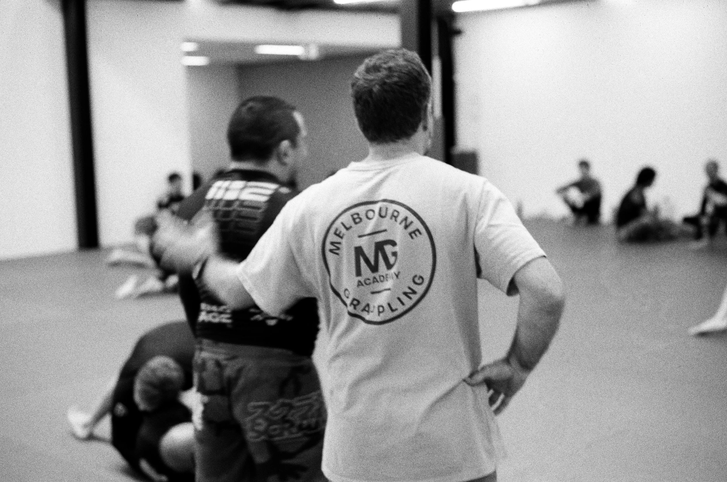 BJJ coaching session at Melbourne Grappling Academy in Moorabbin.
