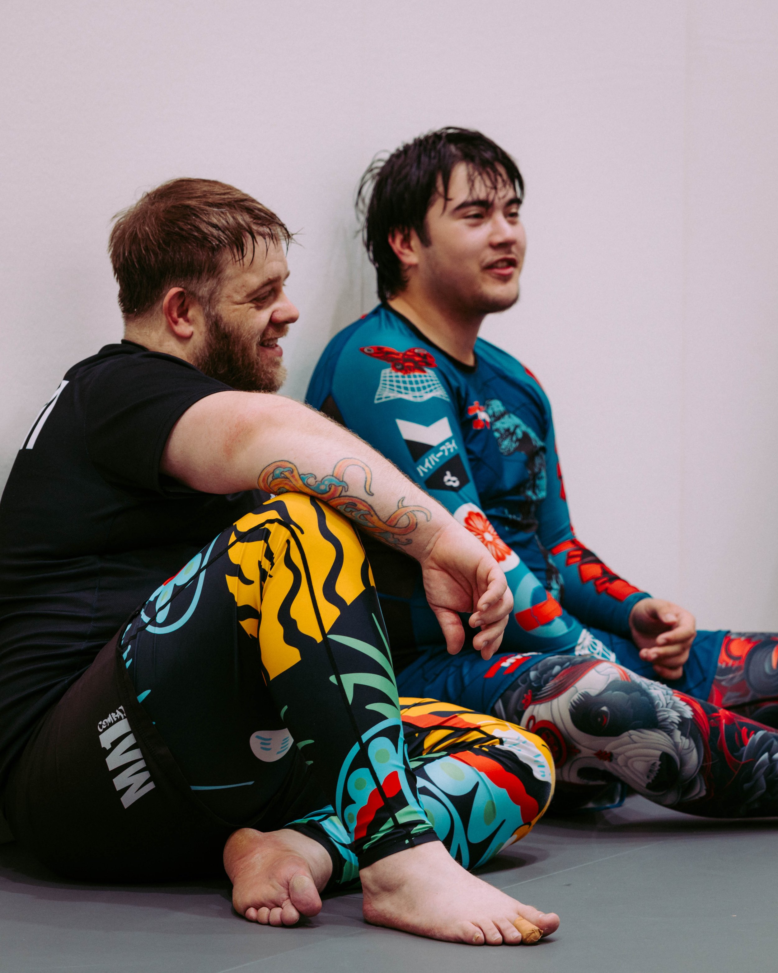 Gi BJJ sparring at Melbourne Grappling Academy in Moorabbin.