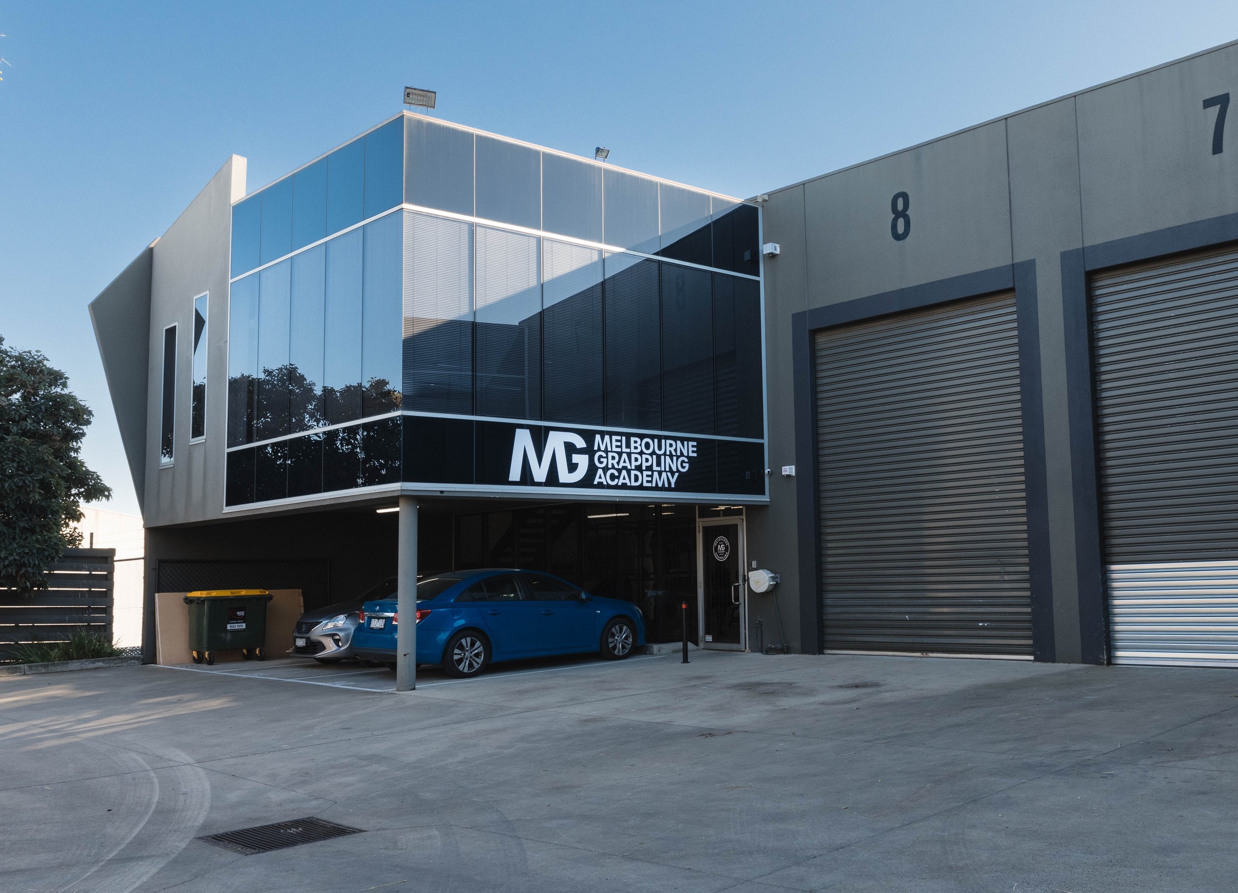 Exterior of Melbourne Grappling Academy in Moorabbin