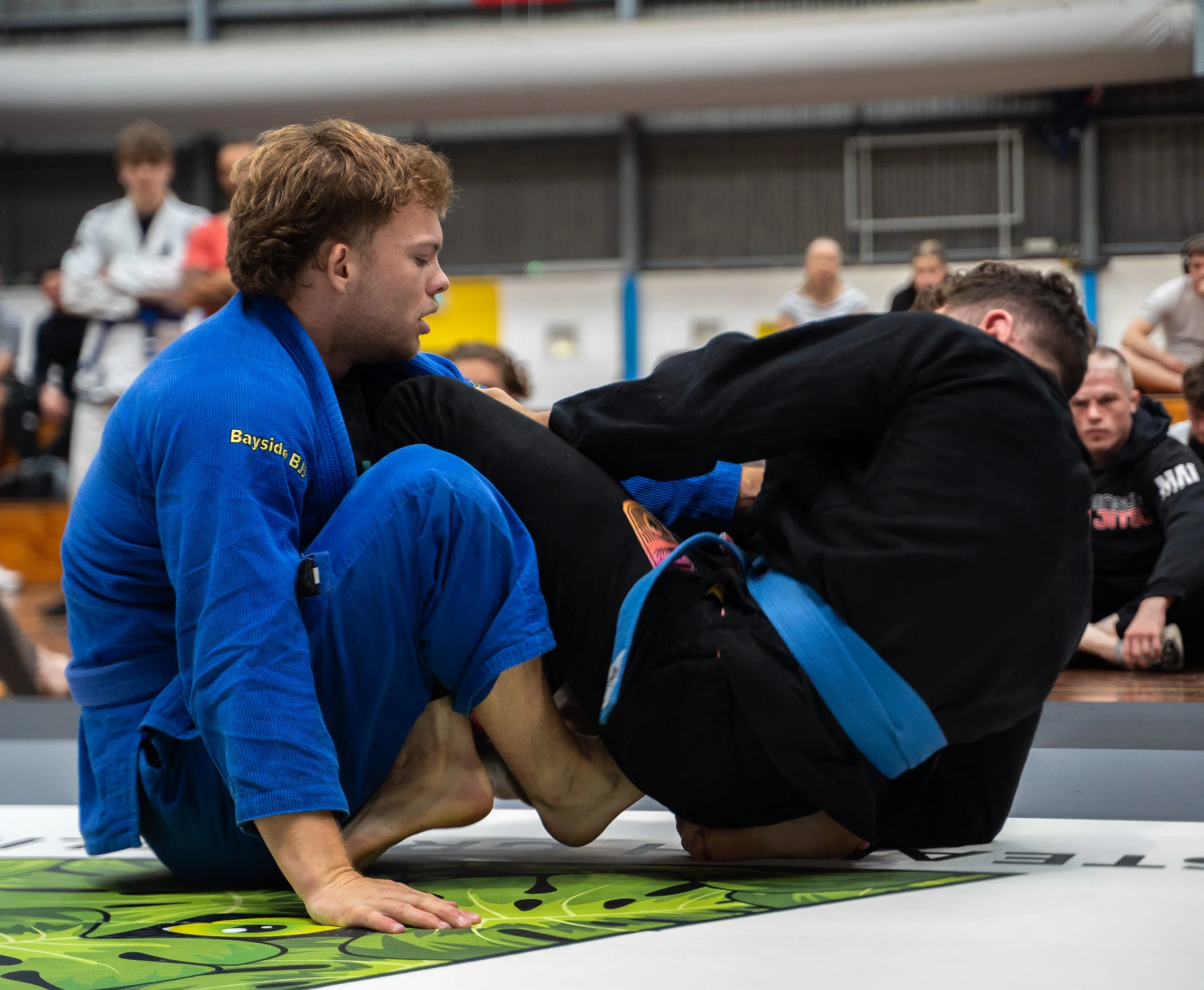 Conor Todhunter competing in a Gi Brazilian Jiu Jitsu match.
