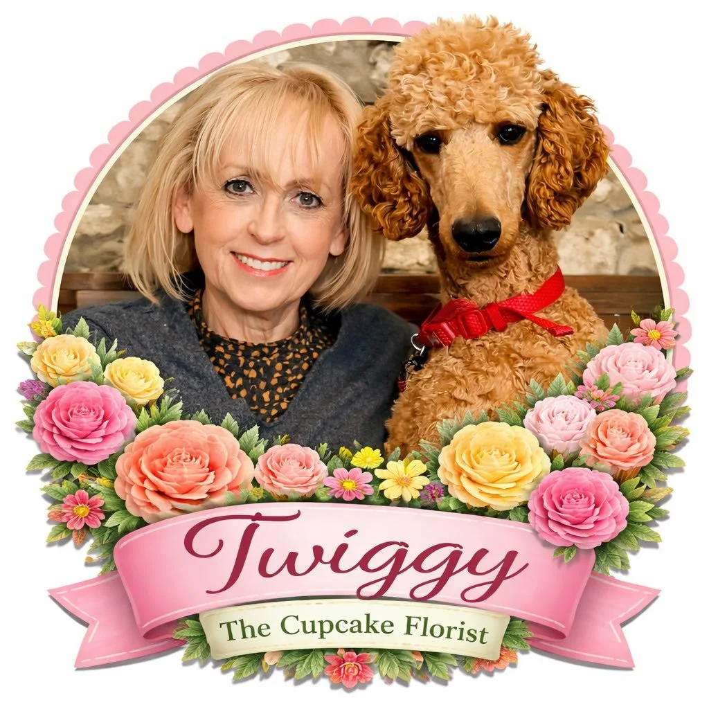 Lots of people ask me where I got the name for my cupcake business.
Well here&rsquo;s the answer! Twiggy our second standard poodle joined us two years ago around the time I was thinking about starting marketing my floral cupcakes. 
So say hello to T