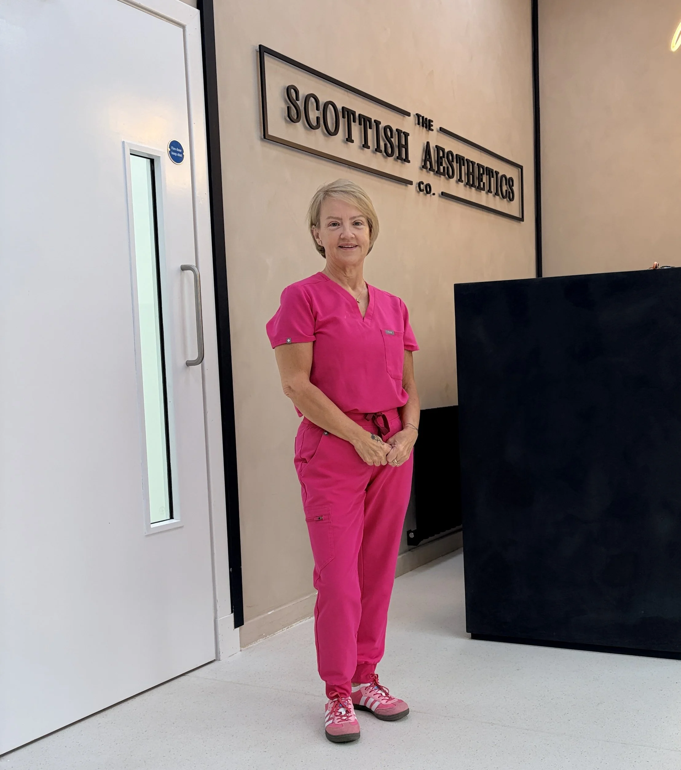 Sandra, aesthetic practitioner and independent prescriber at Aesthetics by Sandra at The Scottish Aesthetics Co. Kilmarnock 
