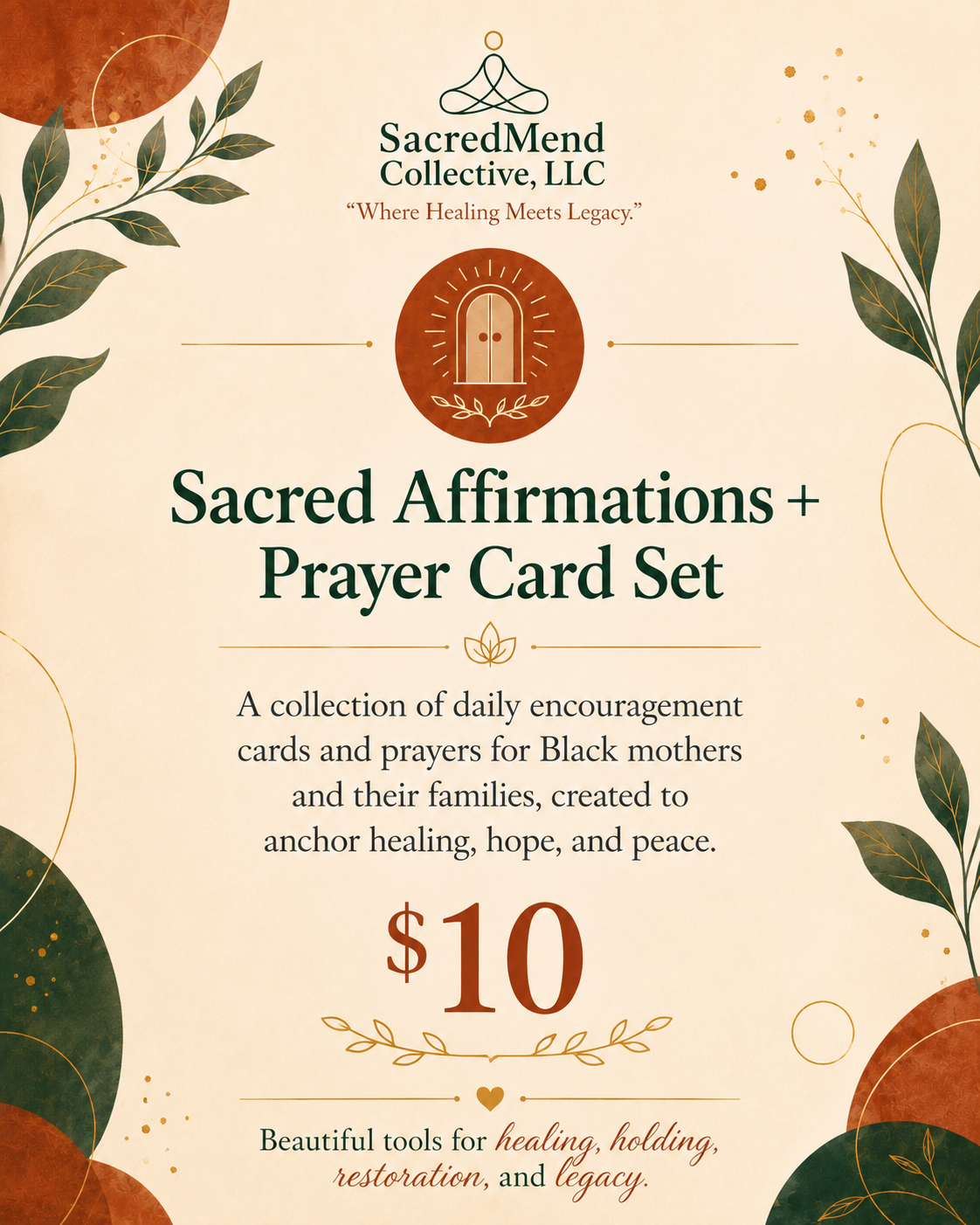 Sacred Affirmations & Prayer Card Set