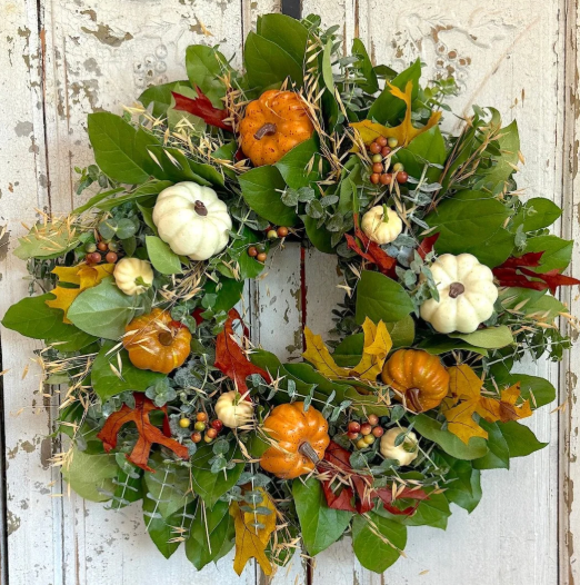 Halloween Wreath Making Workshop - Seasonal Craft Class - Oct 2026