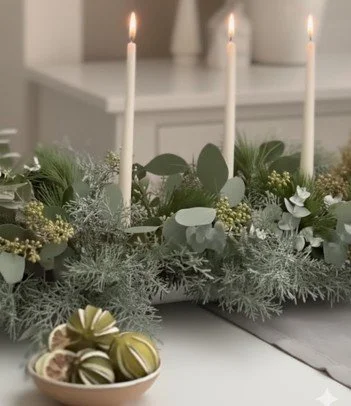 Christmas Centrepiece Sage FRONT IMAGE 2.jpg