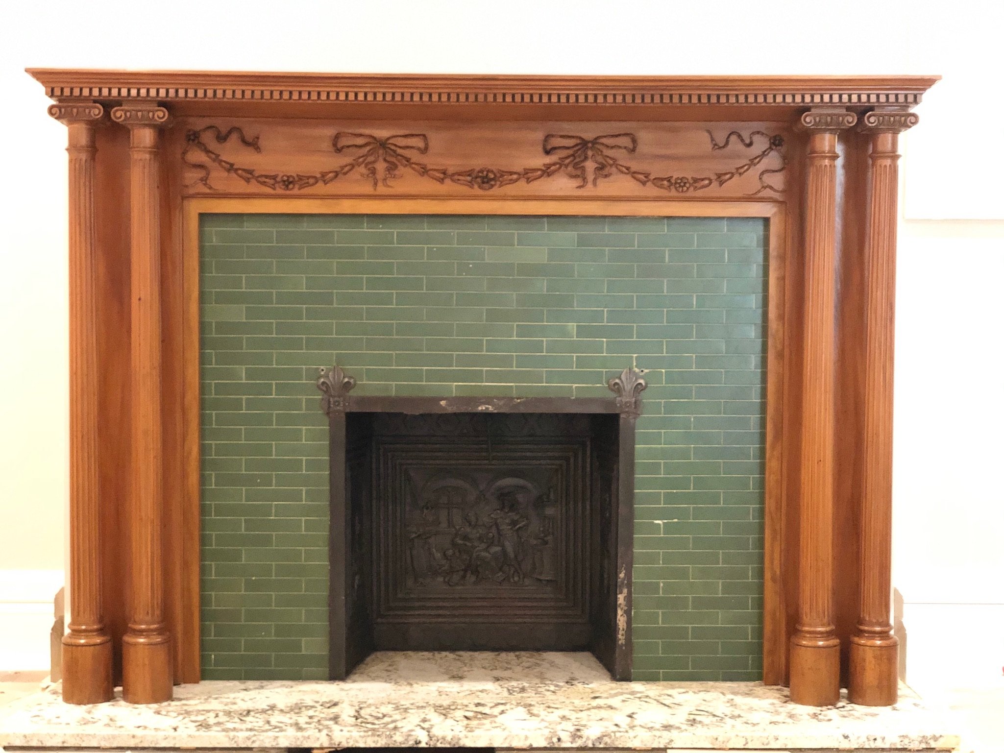 Antique Fireplace mantle