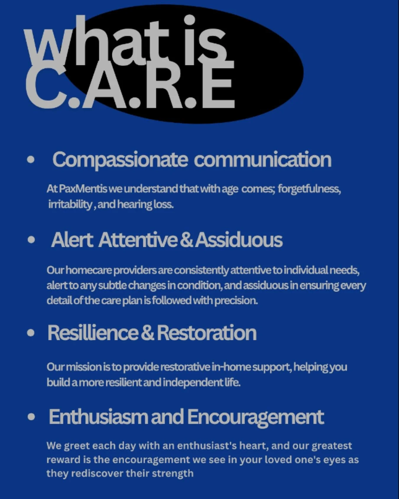 Care Empowerment &amp; Independent living for all seniors. 
Check out PaxMentis Care!