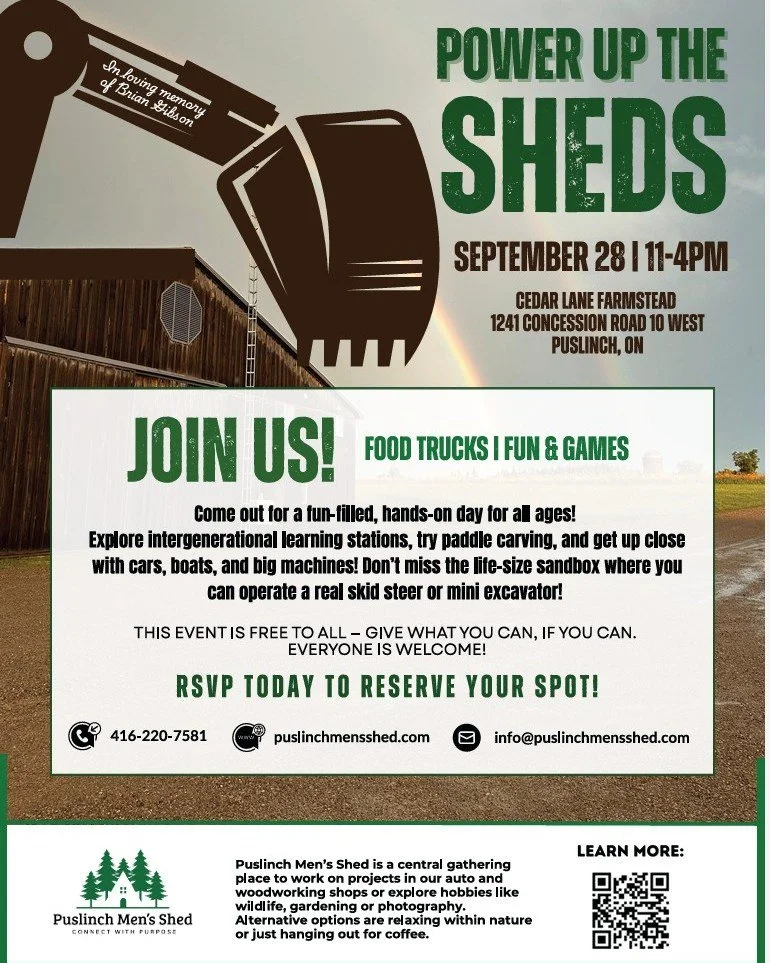 The Planning Team is Working Overtime For This Event!
Don't miss out RSVP today and spend a great day with family and friends. #pushlinchontario #themensshed #partylife #party #funfunfun #entertainment