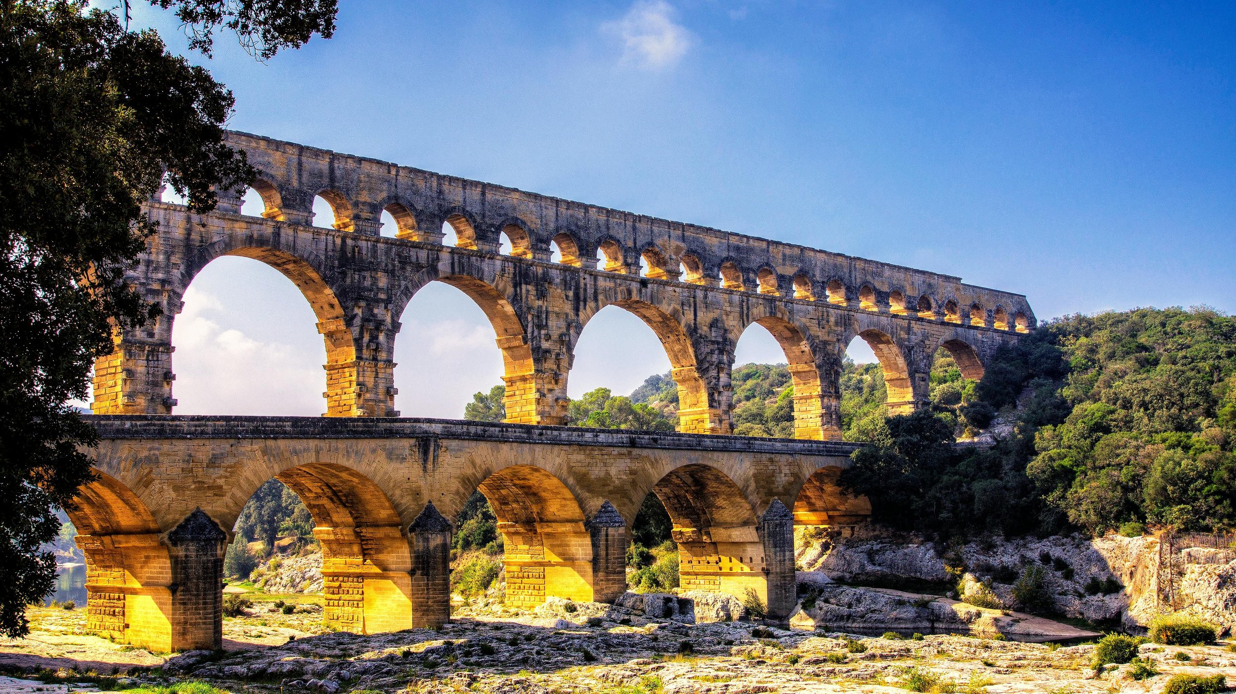Pont du Garde in Provence, France