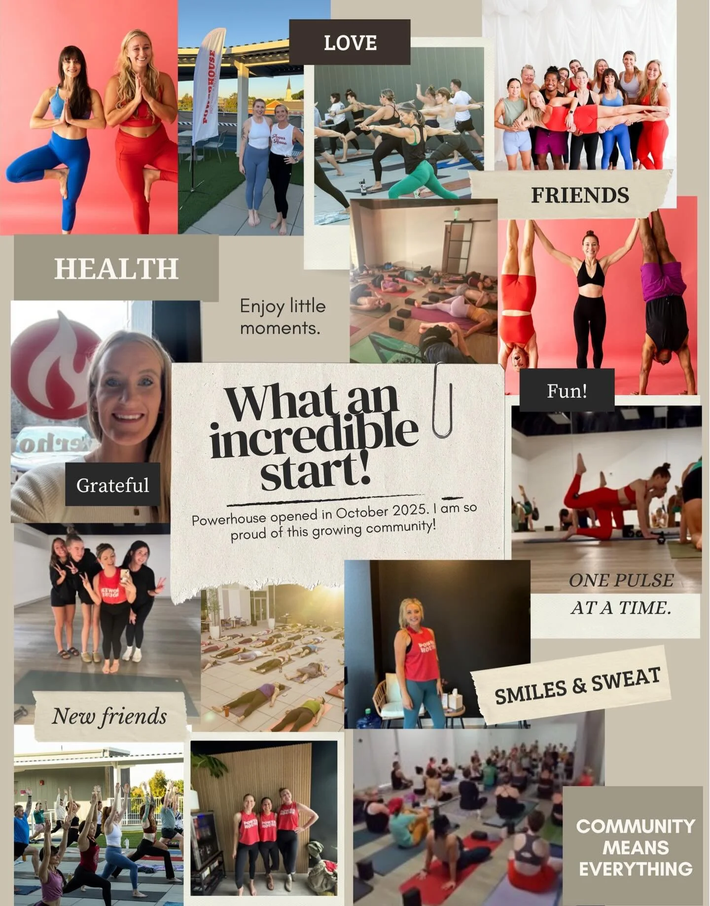 I opened Powerhouse with the intention of creating a welcoming space&mdash;one that felt authentic, rooted in community, and offered dynamic, challenging, powerful classes.💪✨
 
While we&rsquo;ve only been open for under 100 days, I&rsquo;m incredibl