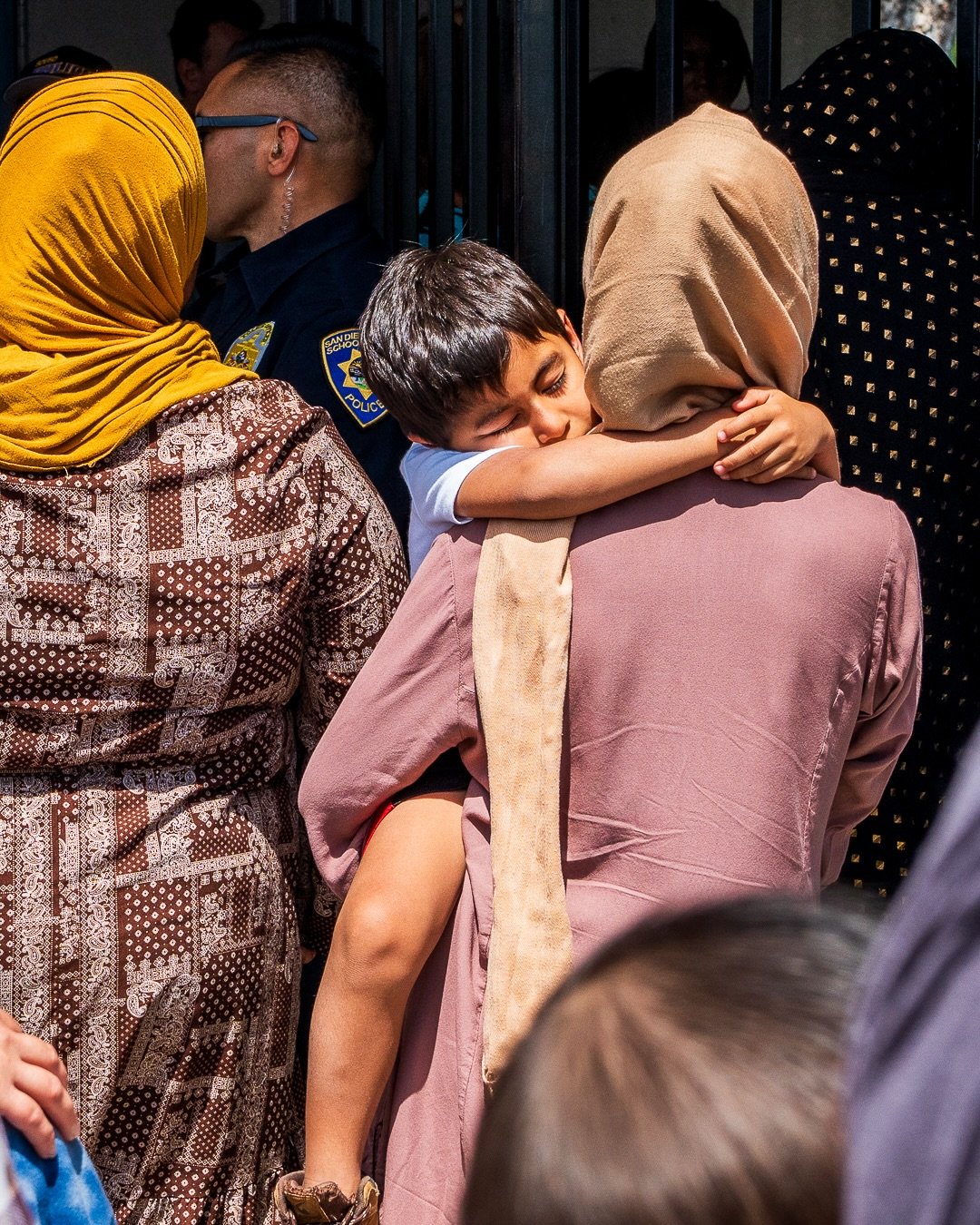 Several schools were affected by Monday&rsquo;s shootings at and near the Islamic Center of San Diego, where two teenage gunmen killed three victims in a late-morning attack. 

No students were injured in the shooting, but panicked parents quickly co