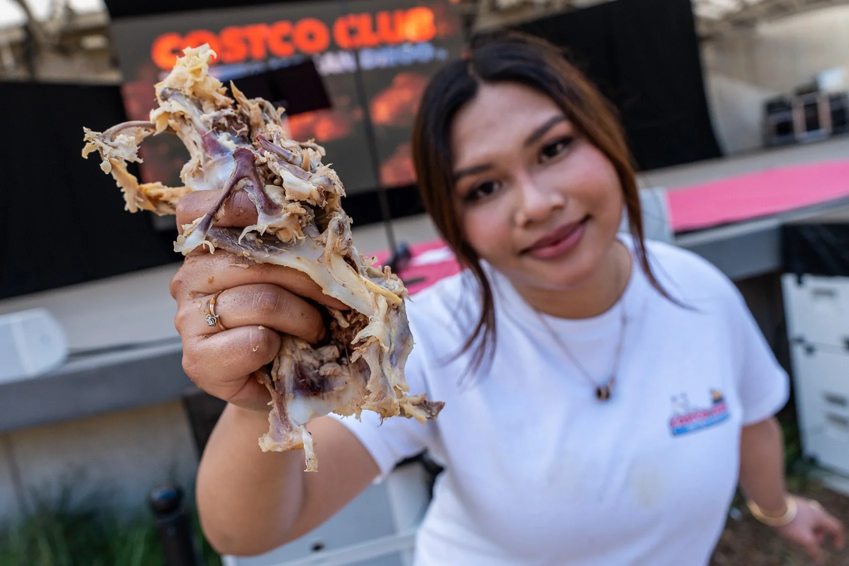 UCSD’s Kirklanders scarf down mountain of Costco chicken, building on rotisserie tradition