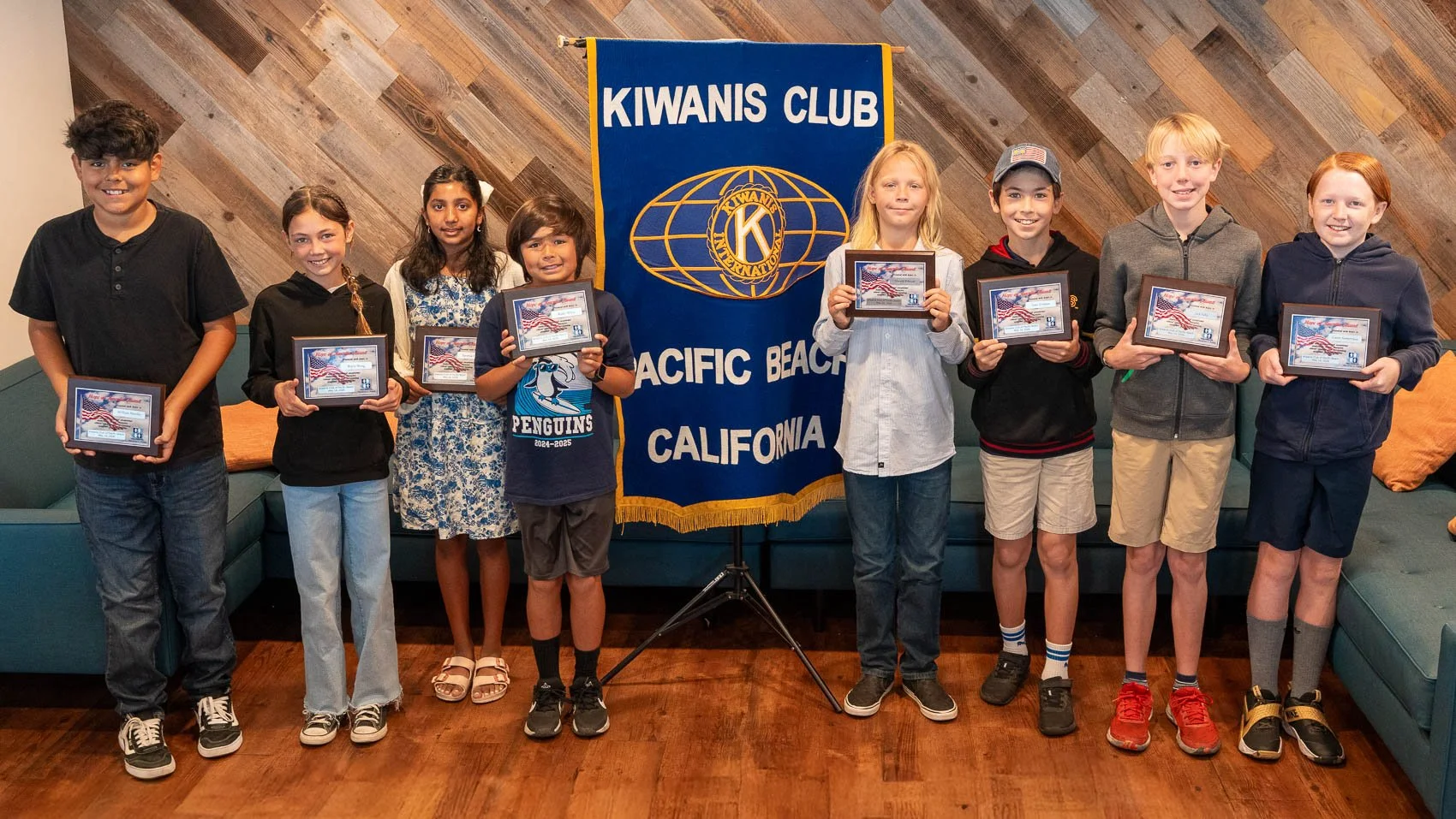 Pacific Beach students honored as Hope of America for leadership, academic excellence