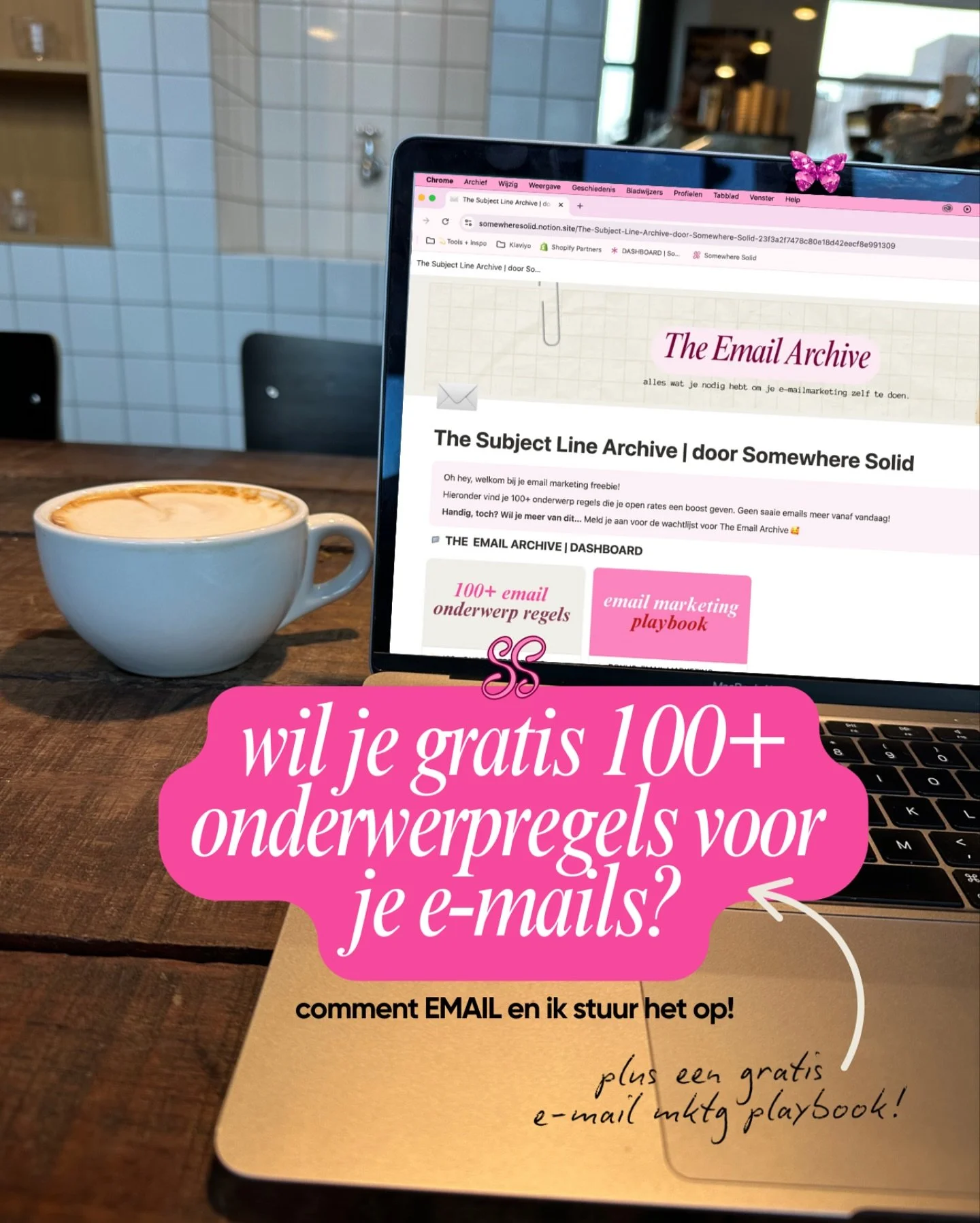 The Summer I Turned My E-mails Into Sales 💌

Luister, als je nog steeds geen e-mailmarketing gebruikt voor je webshop&hellip; dan laat je ECHT geld liggen. Vind je het lastig, heb je geen inspiratie of weet je niet waar je moet beginnen? 
Ik heb 100