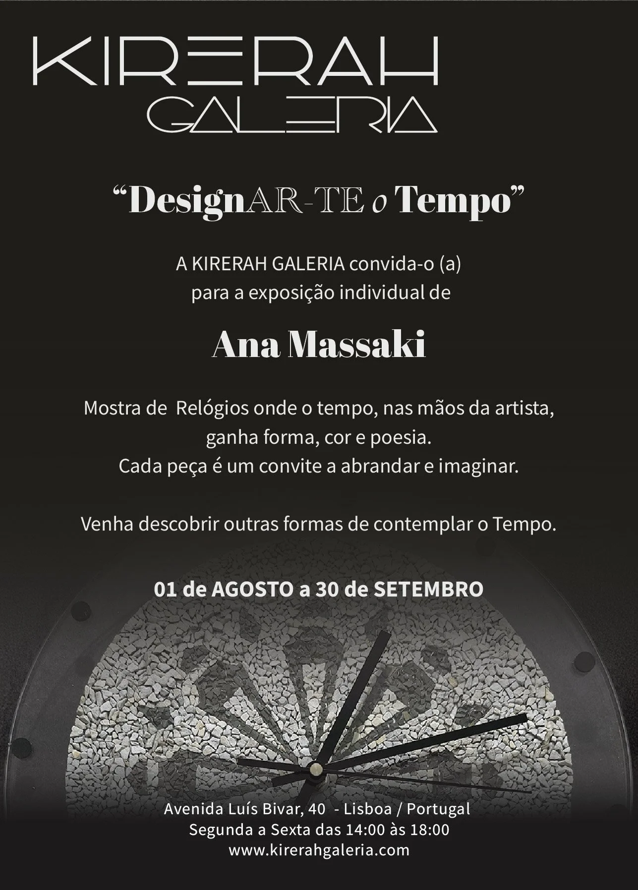 Kirerah Galeria - 01/Agosto a 31/Setembro/2026 - Ana Massaki